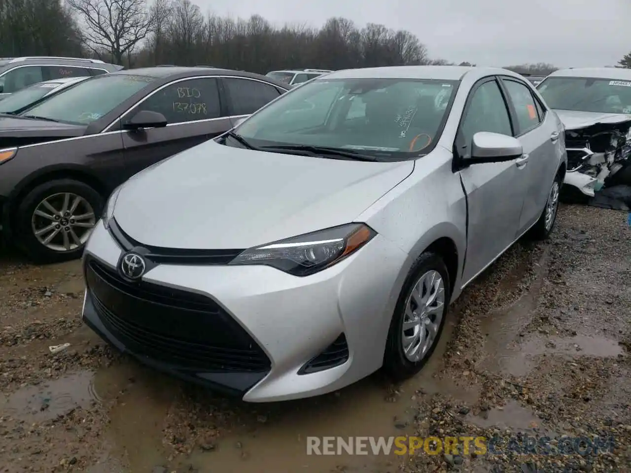 2 Photograph of a damaged car 5YFBURHE0KP937795 TOYOTA COROLLA 2019