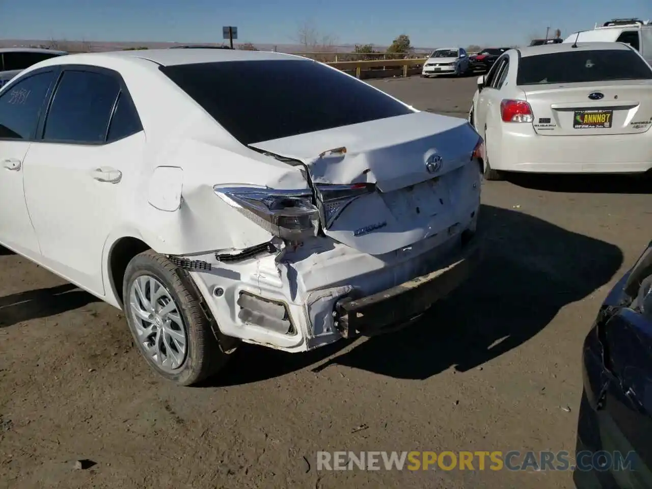 9 Photograph of a damaged car 5YFBURHE0KP937845 TOYOTA COROLLA 2019