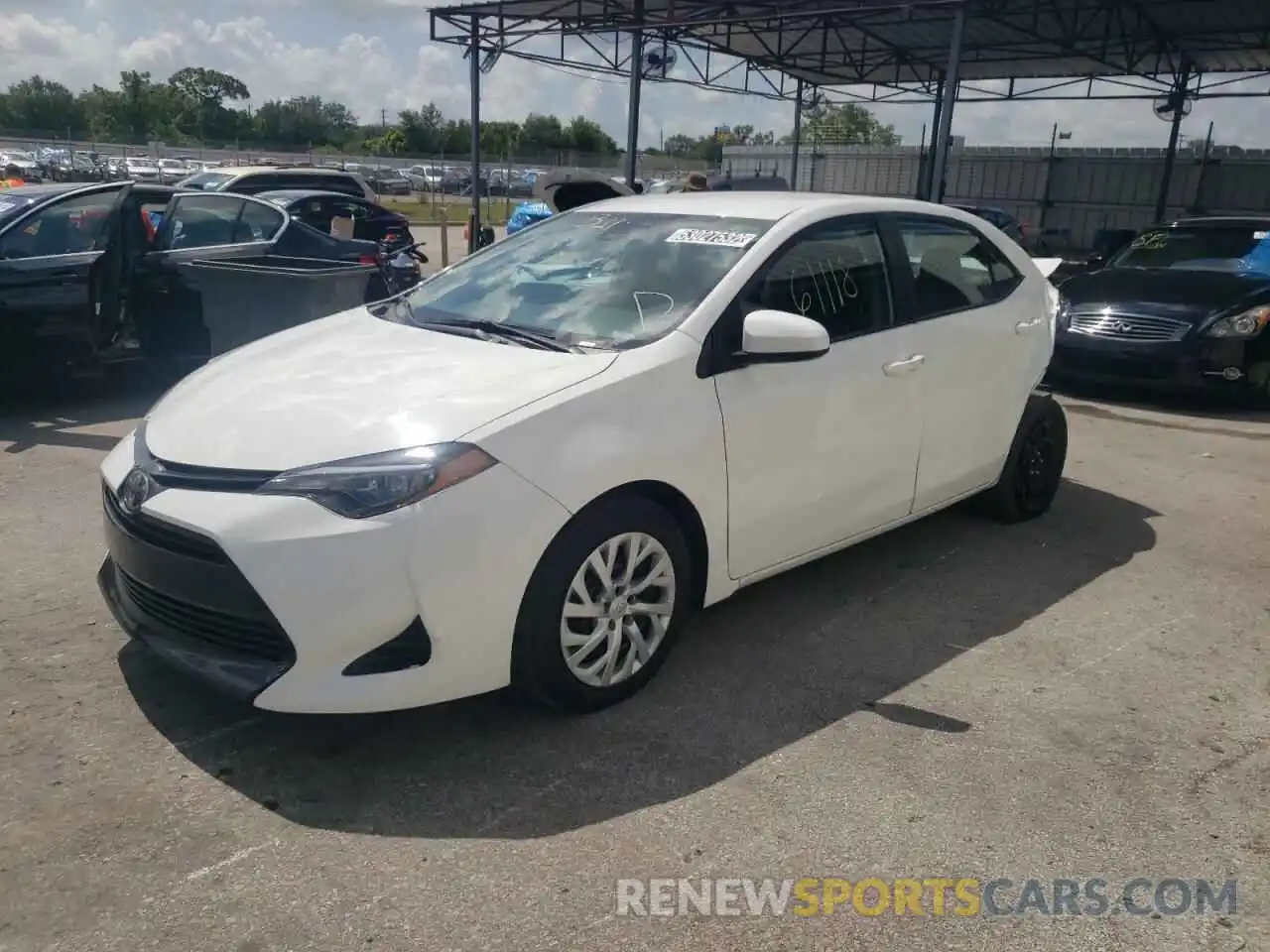 2 Photograph of a damaged car 5YFBURHE0KP938137 TOYOTA COROLLA 2019