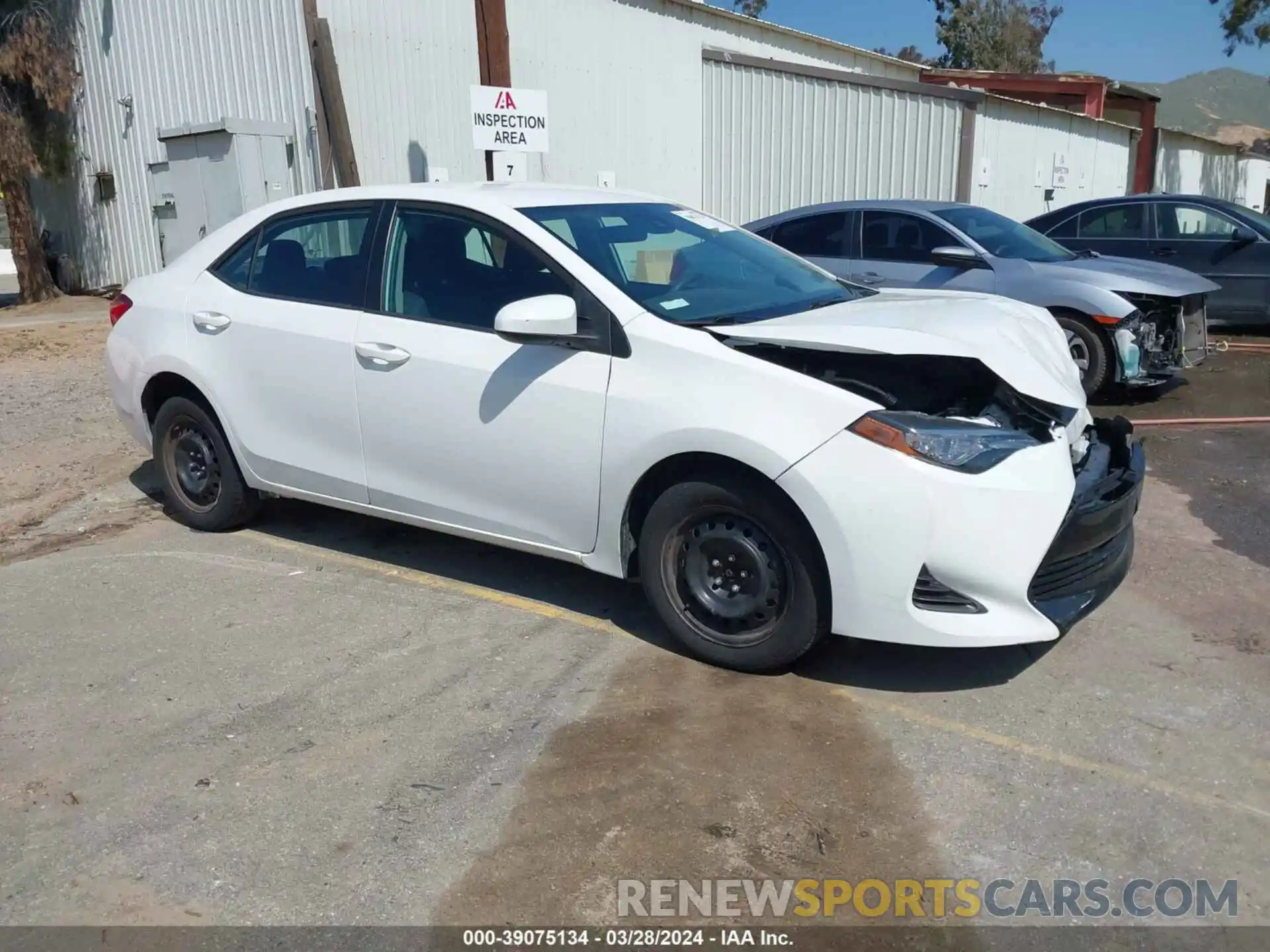 1 Photograph of a damaged car 5YFBURHE0KP938266 TOYOTA COROLLA 2019