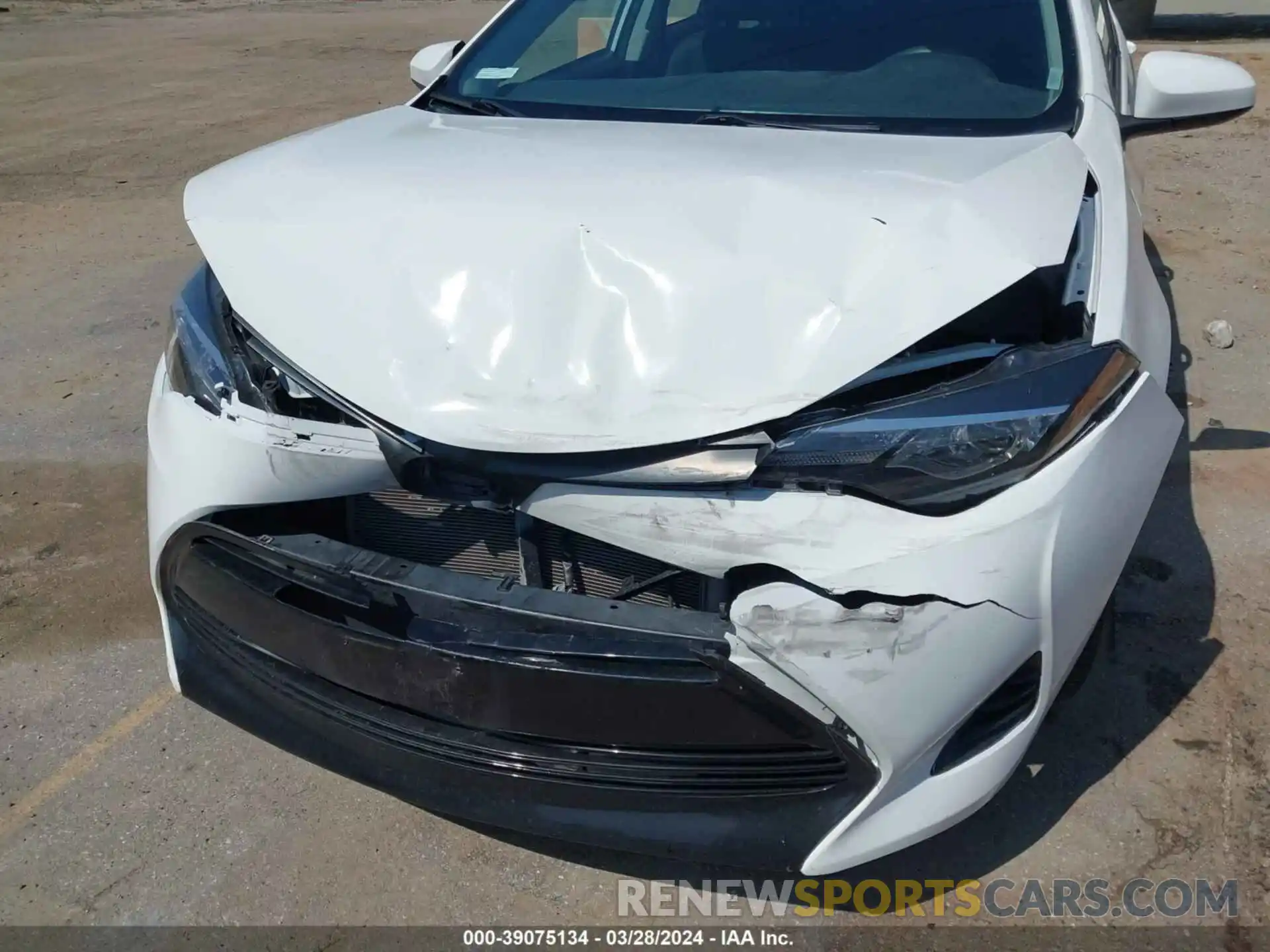 6 Photograph of a damaged car 5YFBURHE0KP938266 TOYOTA COROLLA 2019