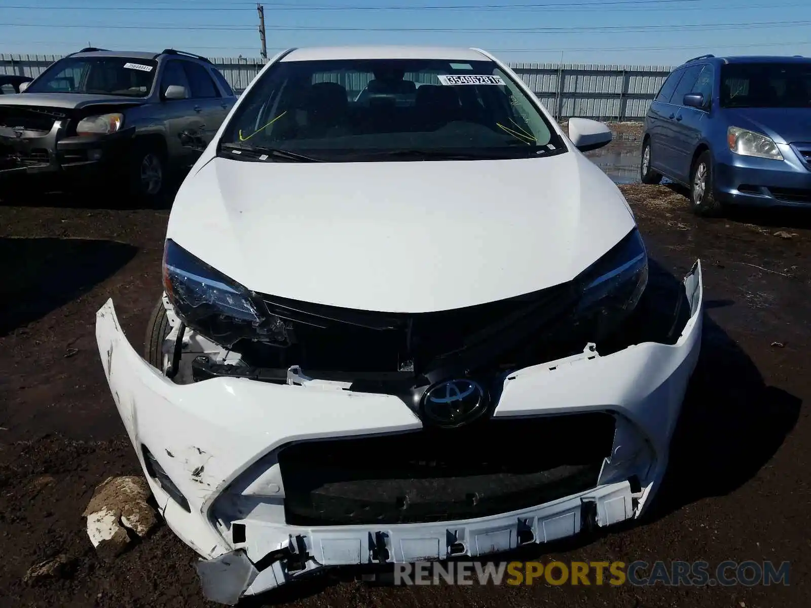 9 Photograph of a damaged car 5YFBURHE0KP938333 TOYOTA COROLLA 2019