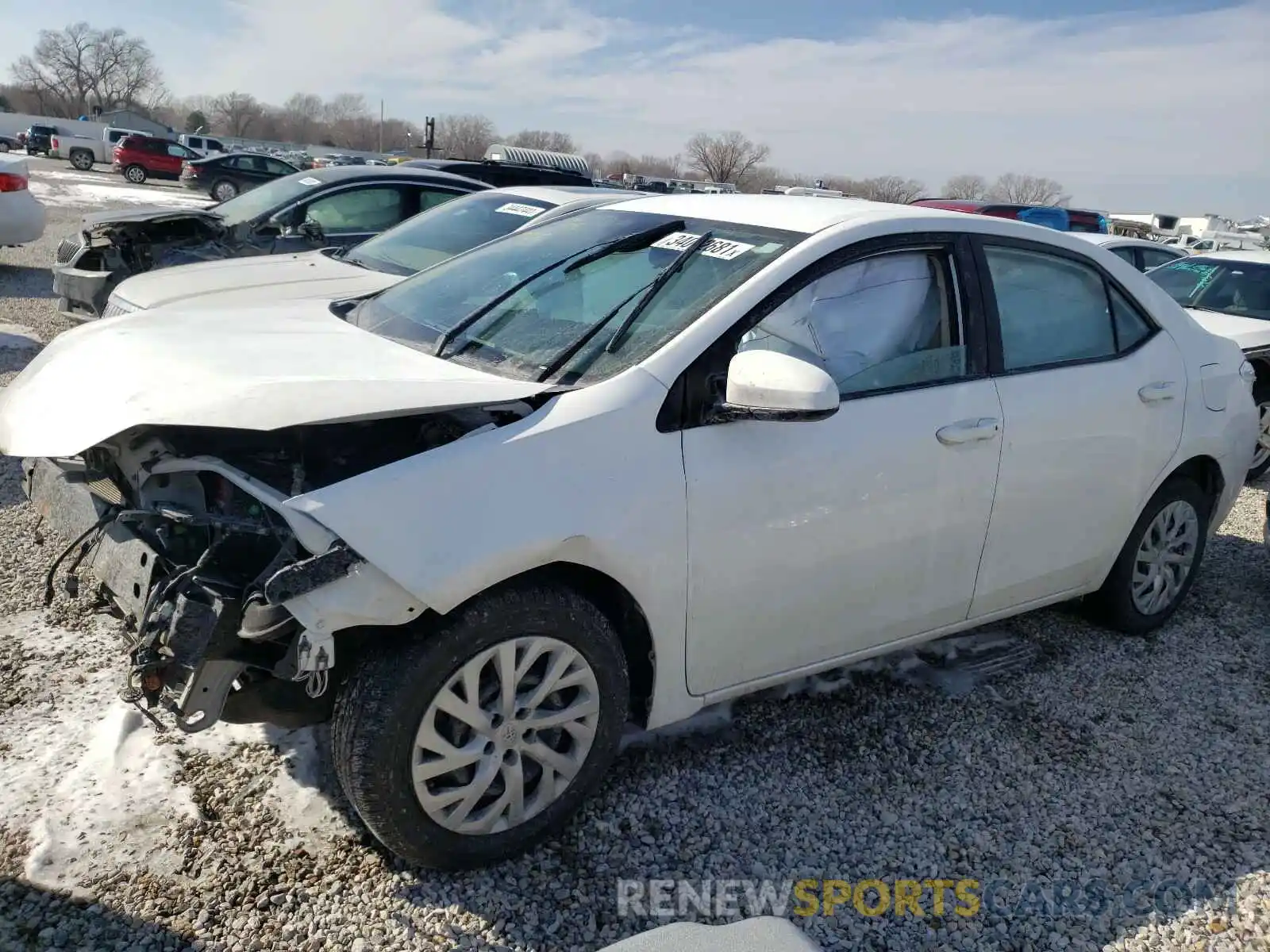 2 Photograph of a damaged car 5YFBURHE0KP938378 TOYOTA COROLLA 2019