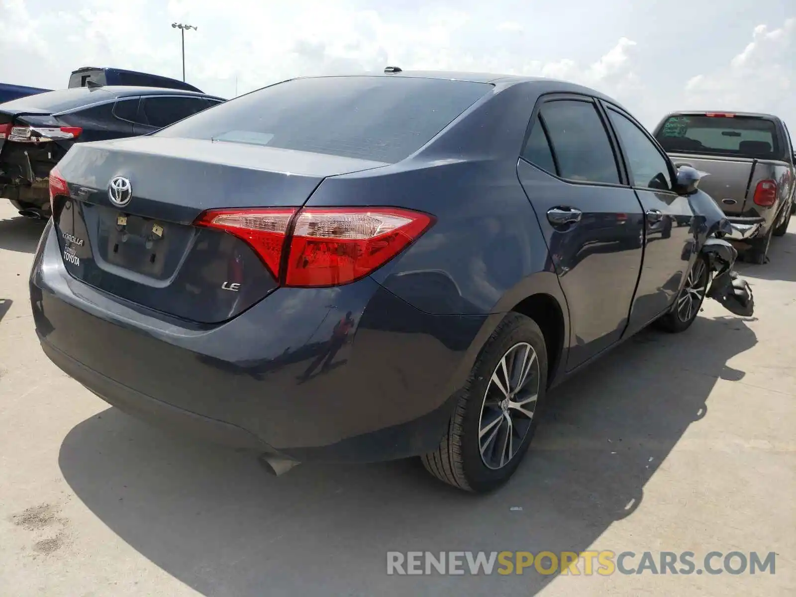 4 Photograph of a damaged car 5YFBURHE0KP938624 TOYOTA COROLLA 2019