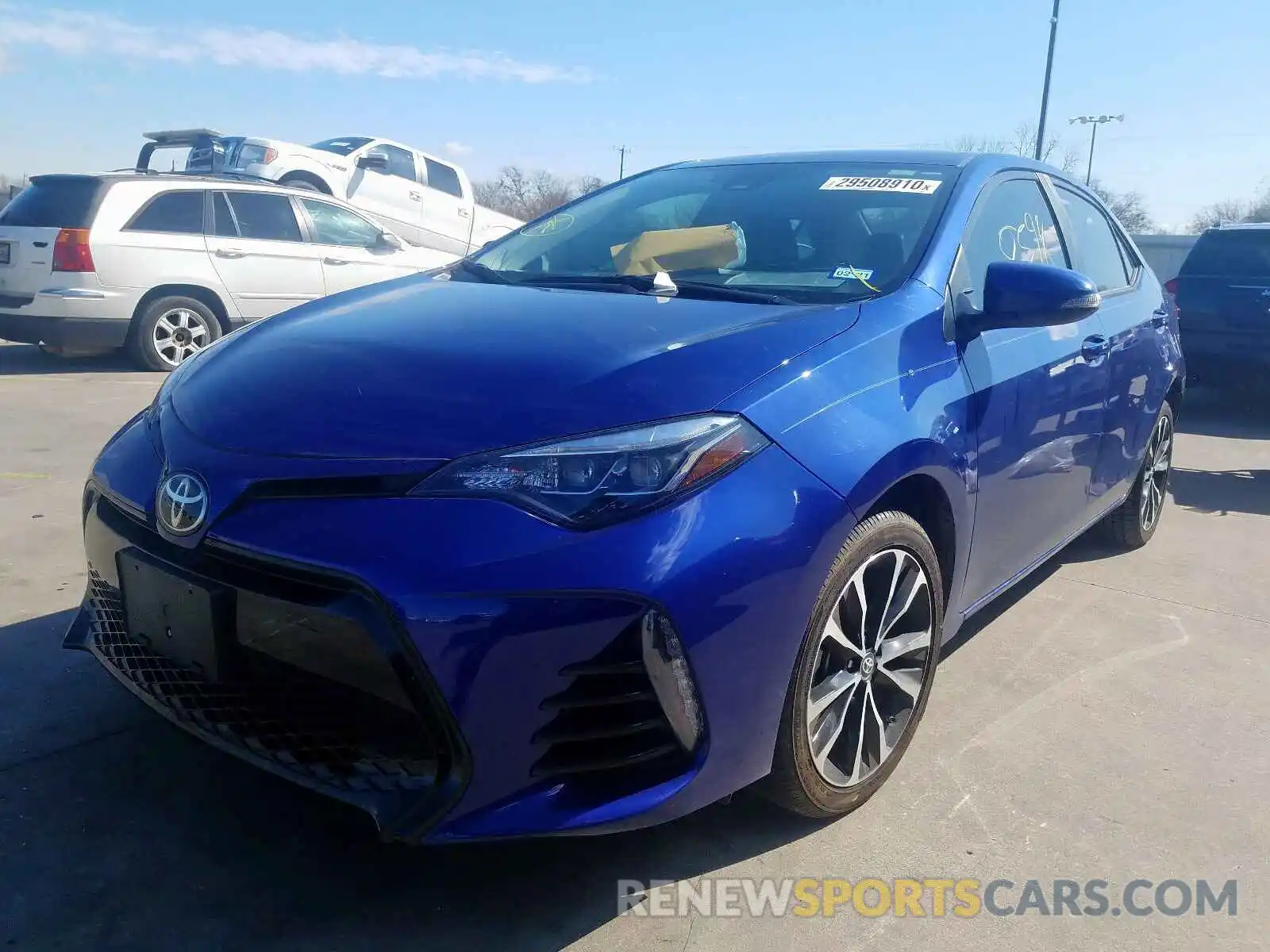 2 Photograph of a damaged car 5YFBURHE0KP938655 TOYOTA COROLLA 2019