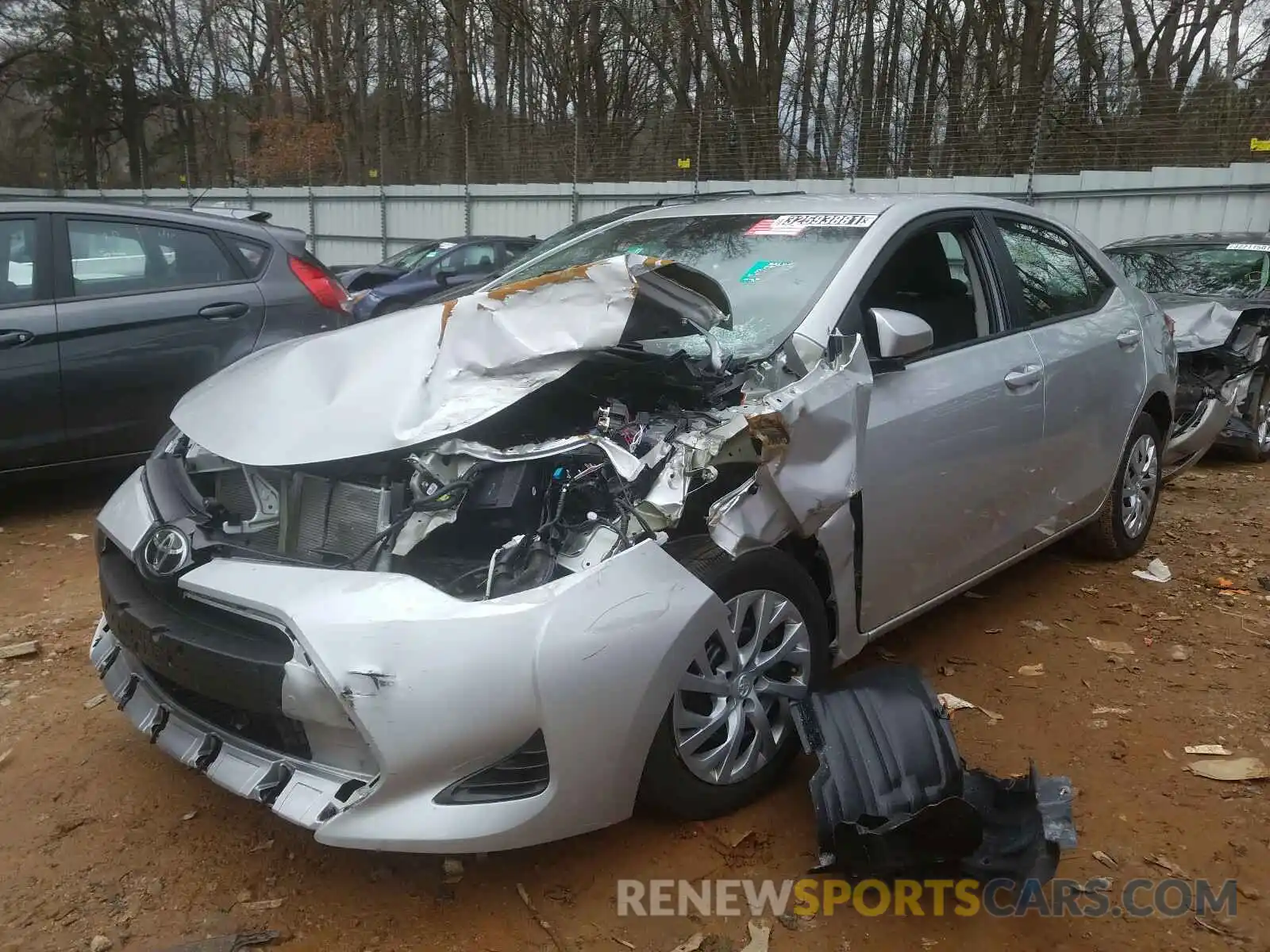 2 Photograph of a damaged car 5YFBURHE0KP938929 TOYOTA COROLLA 2019