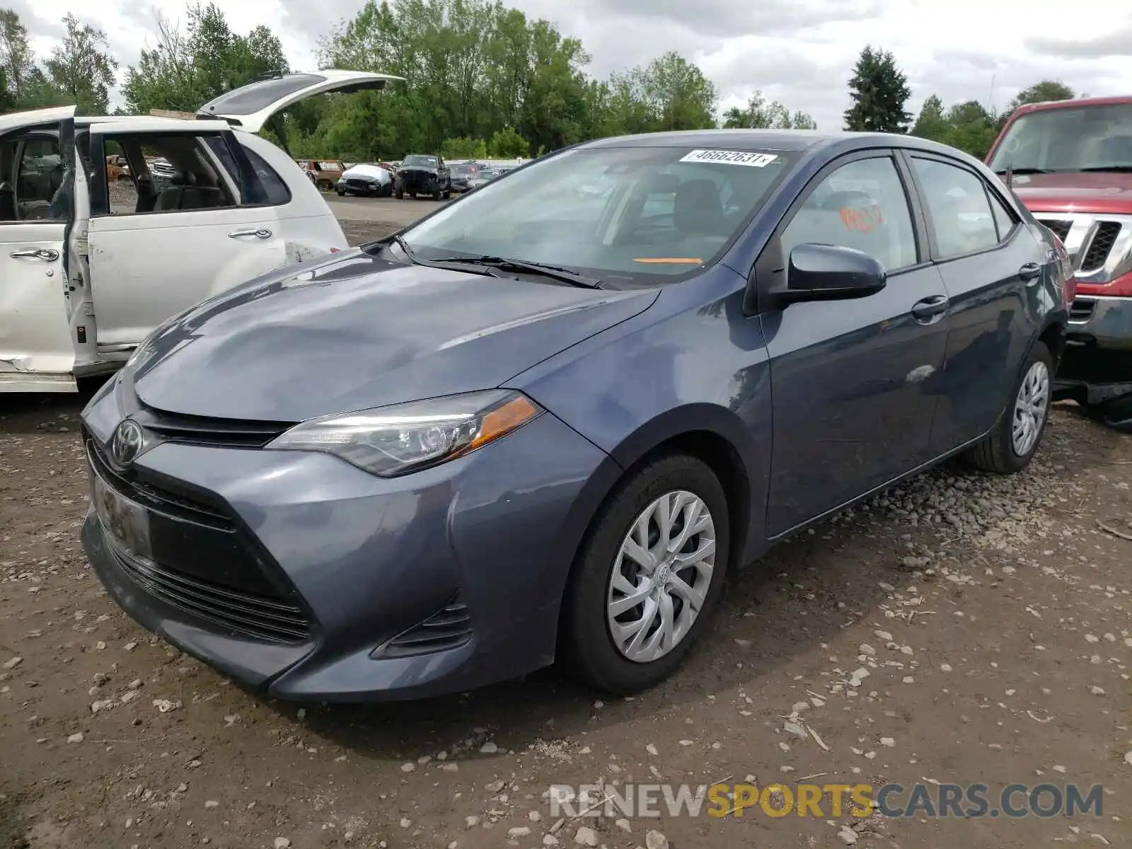 2 Photograph of a damaged car 5YFBURHE0KP938946 TOYOTA COROLLA 2019