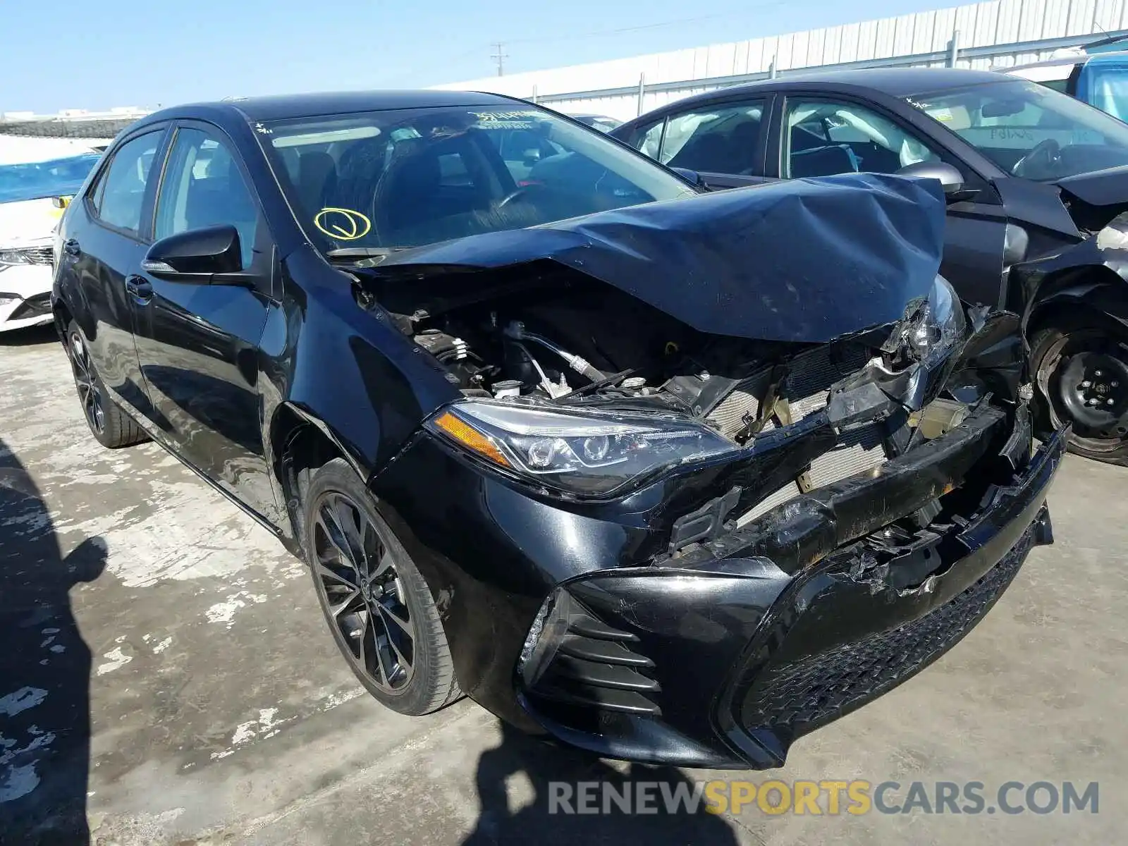 1 Photograph of a damaged car 5YFBURHE0KP939238 TOYOTA COROLLA 2019