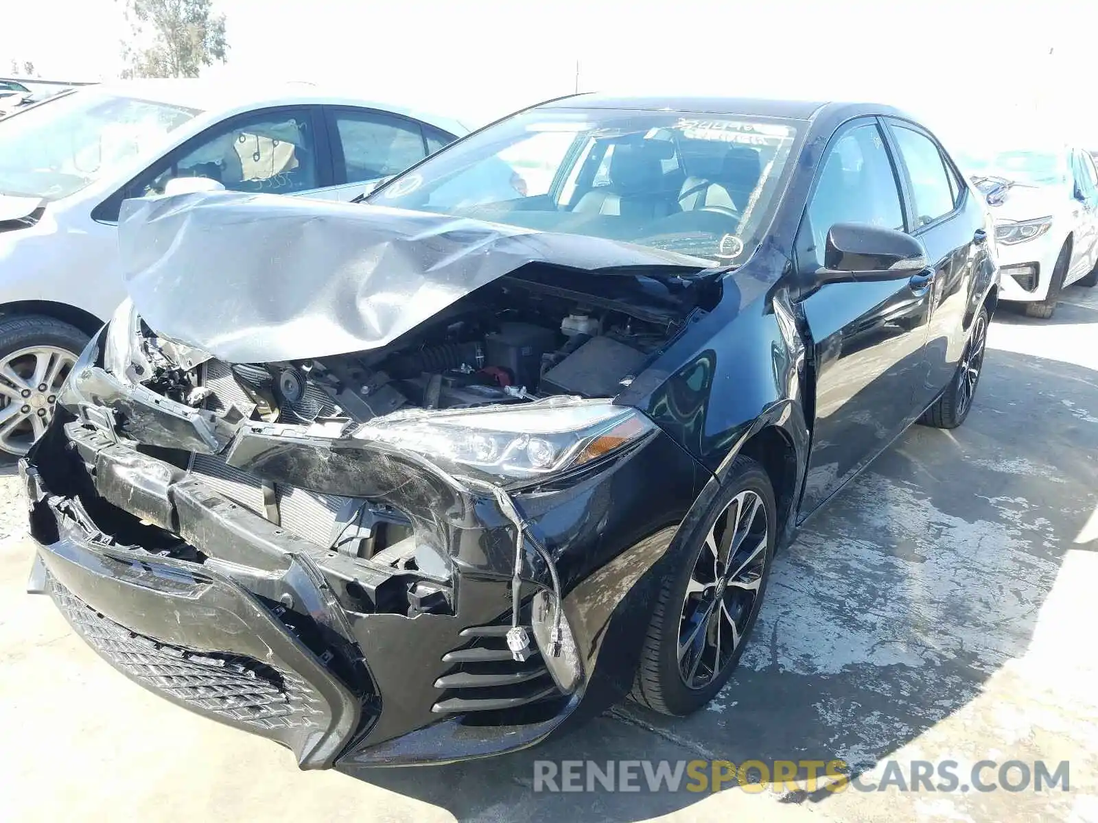 2 Photograph of a damaged car 5YFBURHE0KP939238 TOYOTA COROLLA 2019