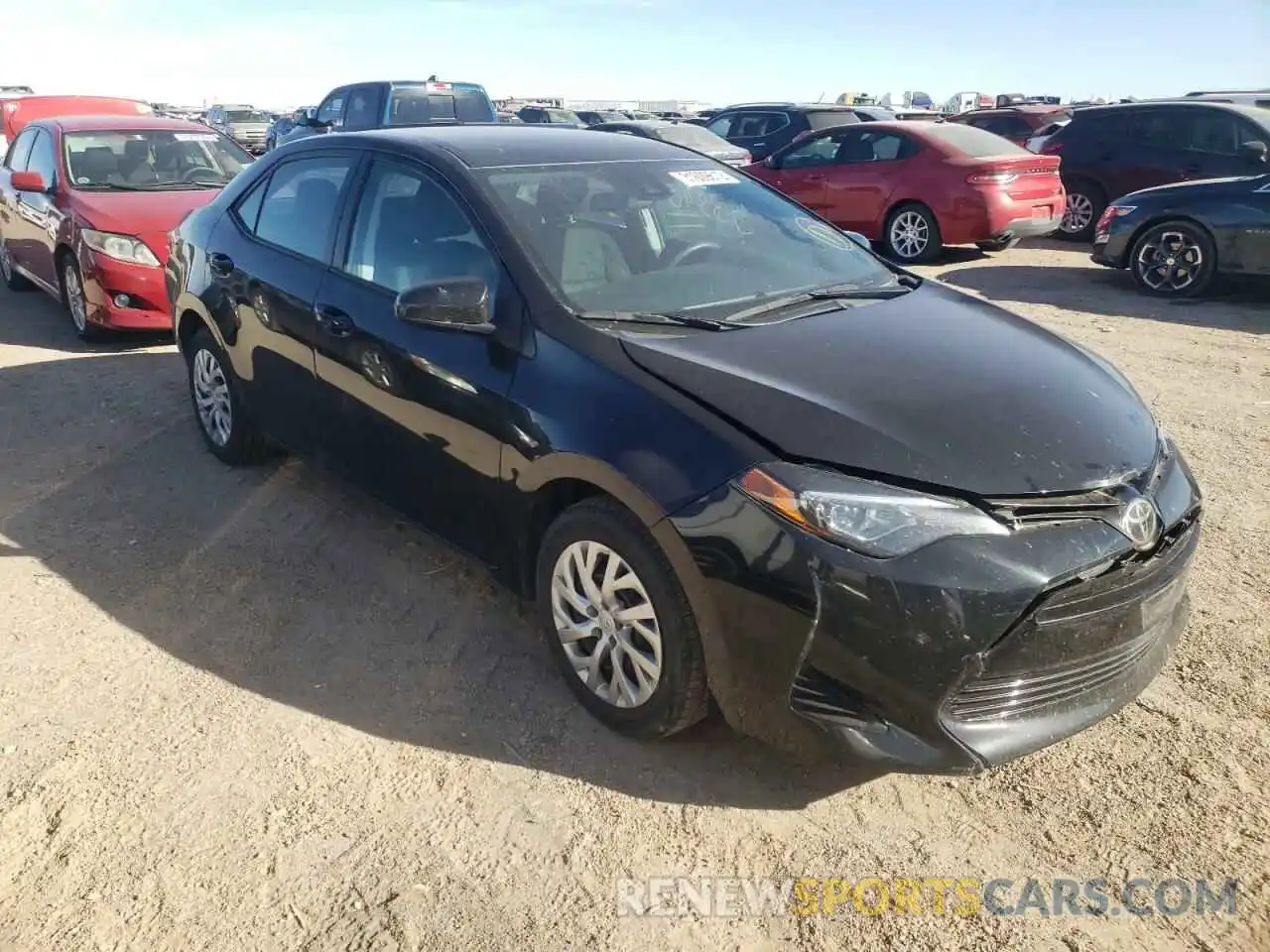 1 Photograph of a damaged car 5YFBURHE0KP939367 TOYOTA COROLLA 2019