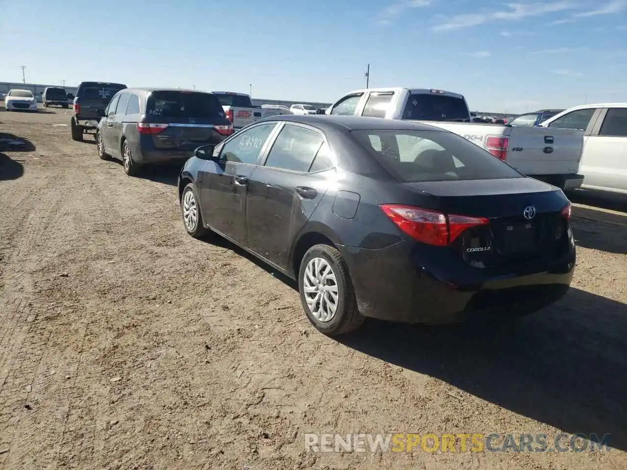 3 Photograph of a damaged car 5YFBURHE0KP939367 TOYOTA COROLLA 2019