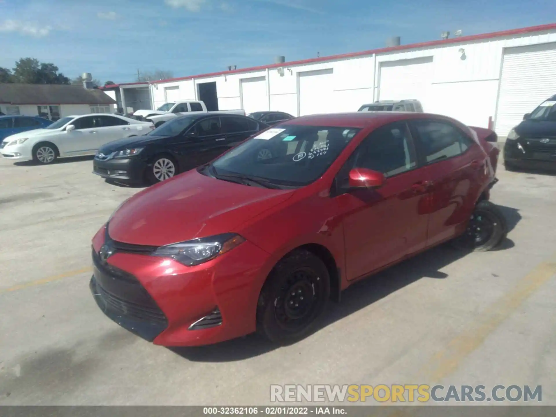 2 Photograph of a damaged car 5YFBURHE0KP939949 TOYOTA COROLLA 2019