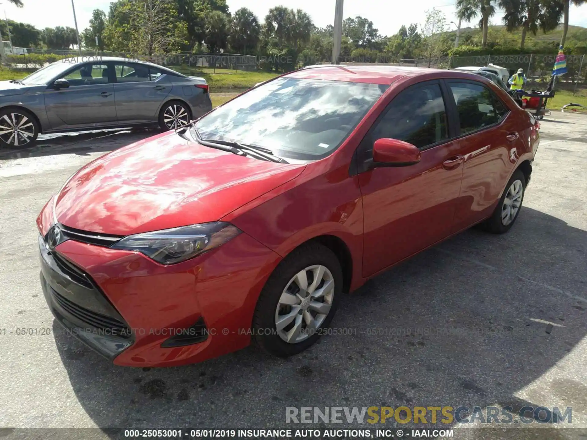 2 Photograph of a damaged car 5YFBURHE0KP940275 TOYOTA COROLLA 2019