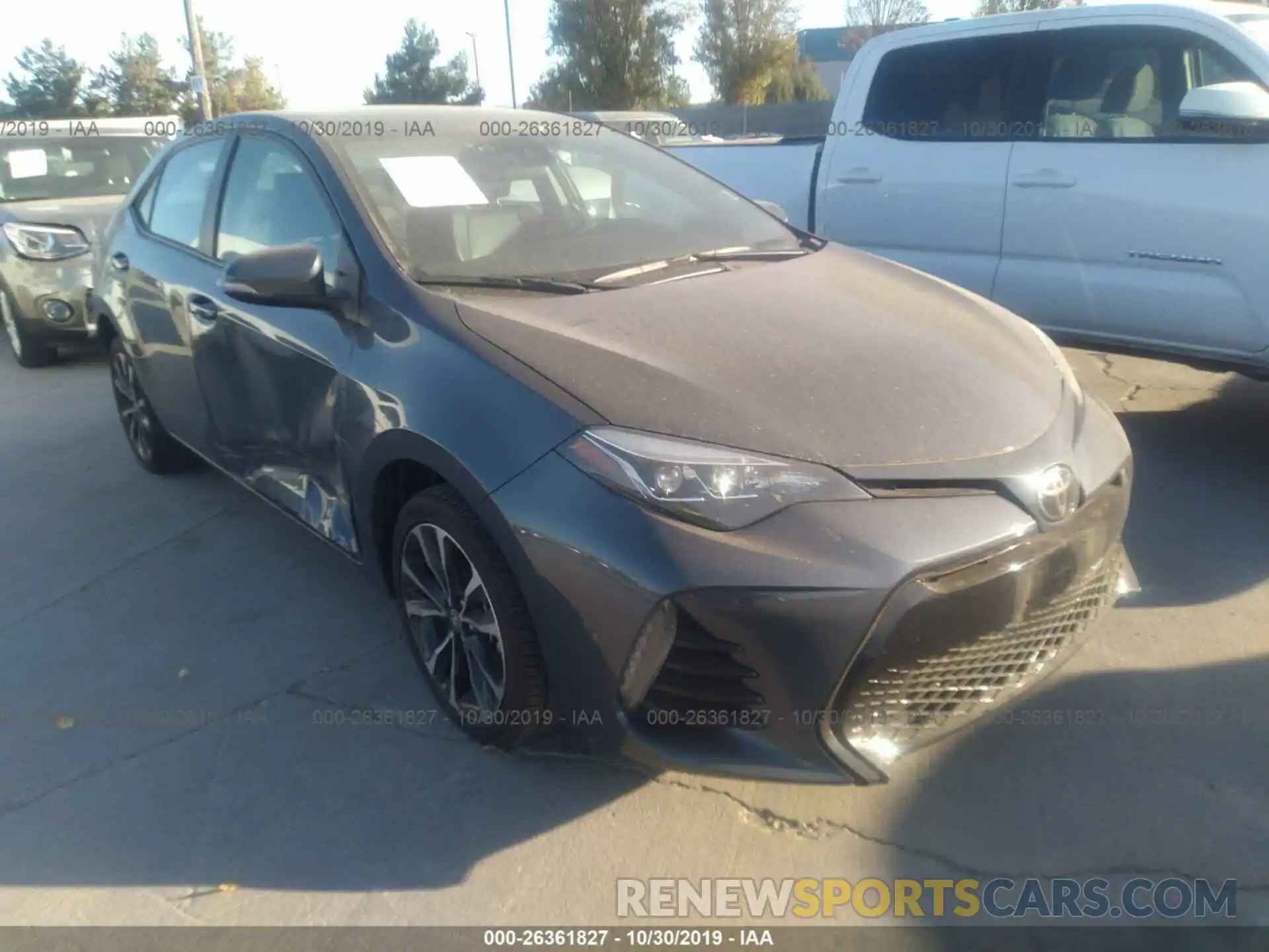 1 Photograph of a damaged car 5YFBURHE0KP940423 TOYOTA COROLLA 2019