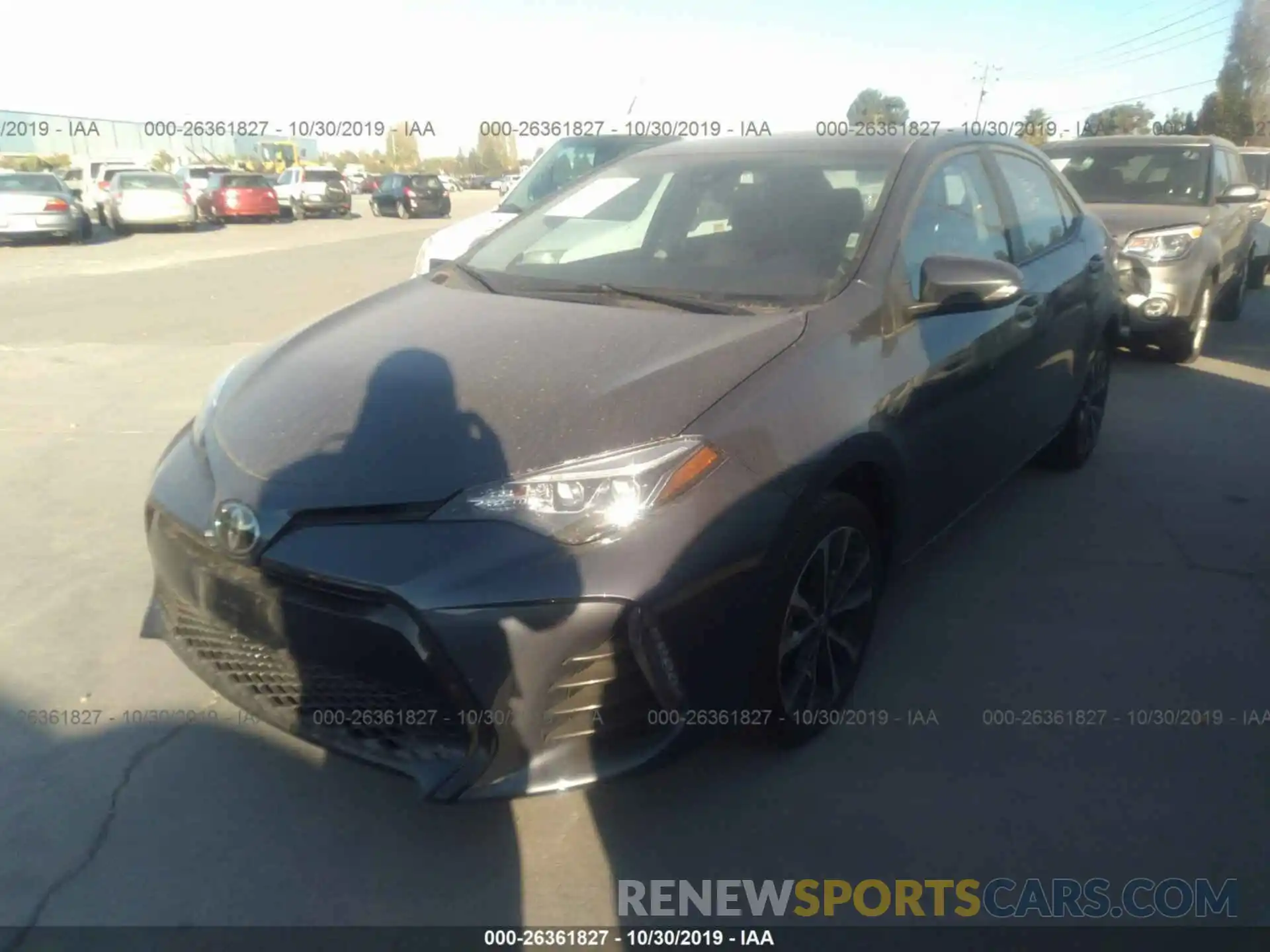 2 Photograph of a damaged car 5YFBURHE0KP940423 TOYOTA COROLLA 2019