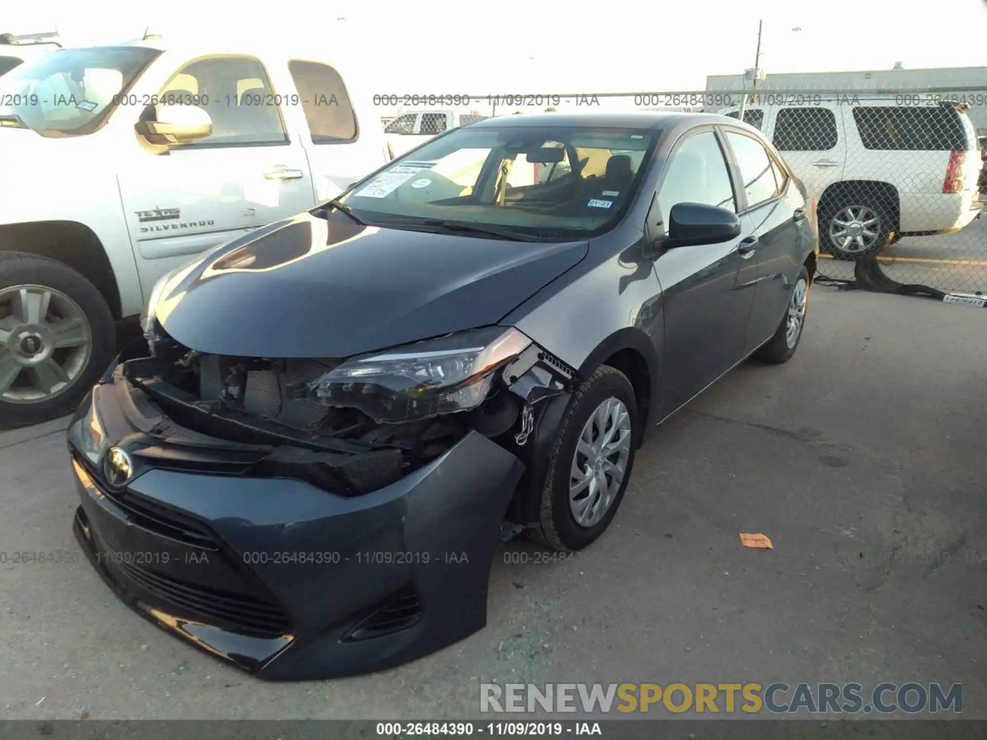 2 Photograph of a damaged car 5YFBURHE0KP940633 TOYOTA COROLLA 2019