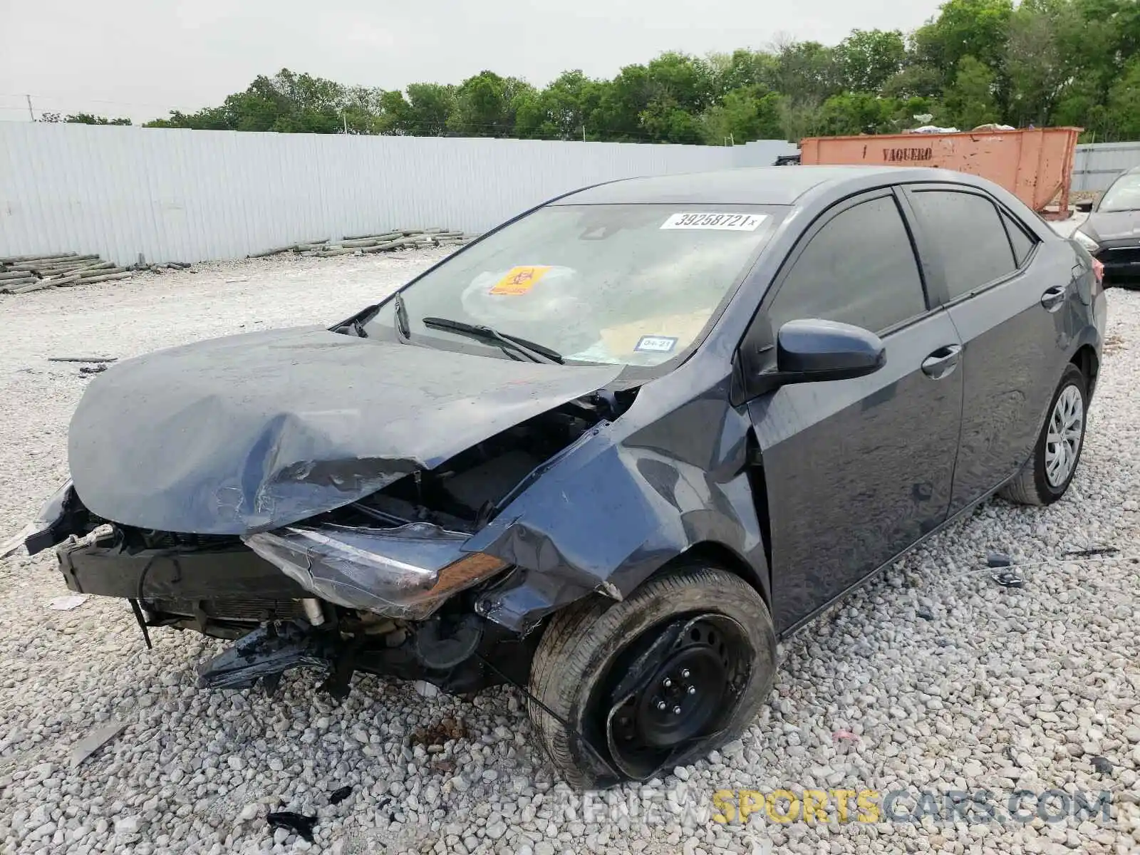 2 Photograph of a damaged car 5YFBURHE0KP940650 TOYOTA COROLLA 2019