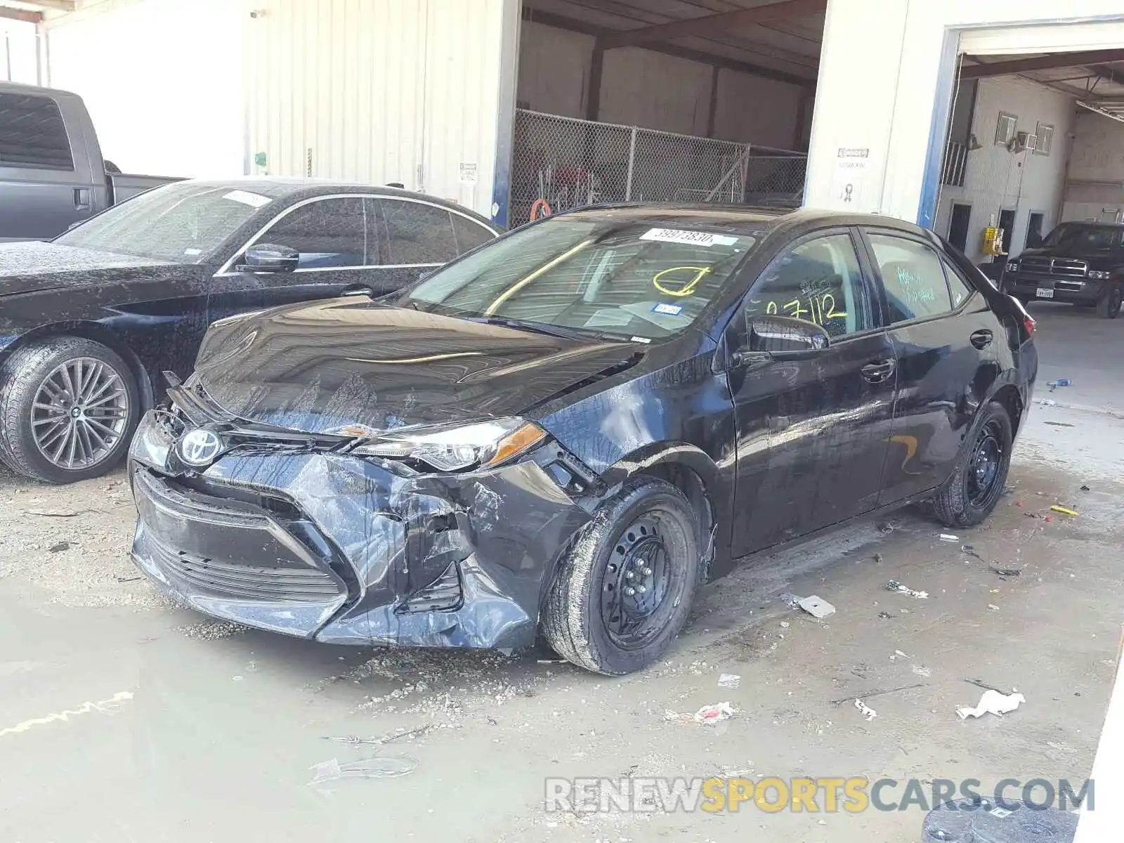 2 Photograph of a damaged car 5YFBURHE0KP941071 TOYOTA COROLLA 2019