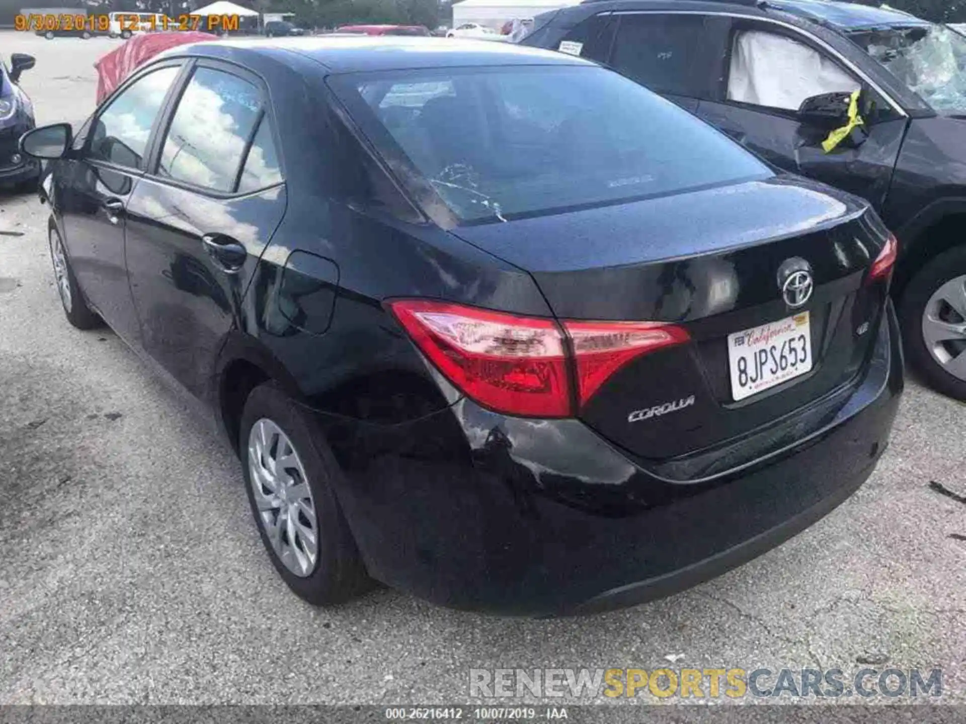 16 Photograph of a damaged car 5YFBURHE0KP941085 TOYOTA COROLLA 2019