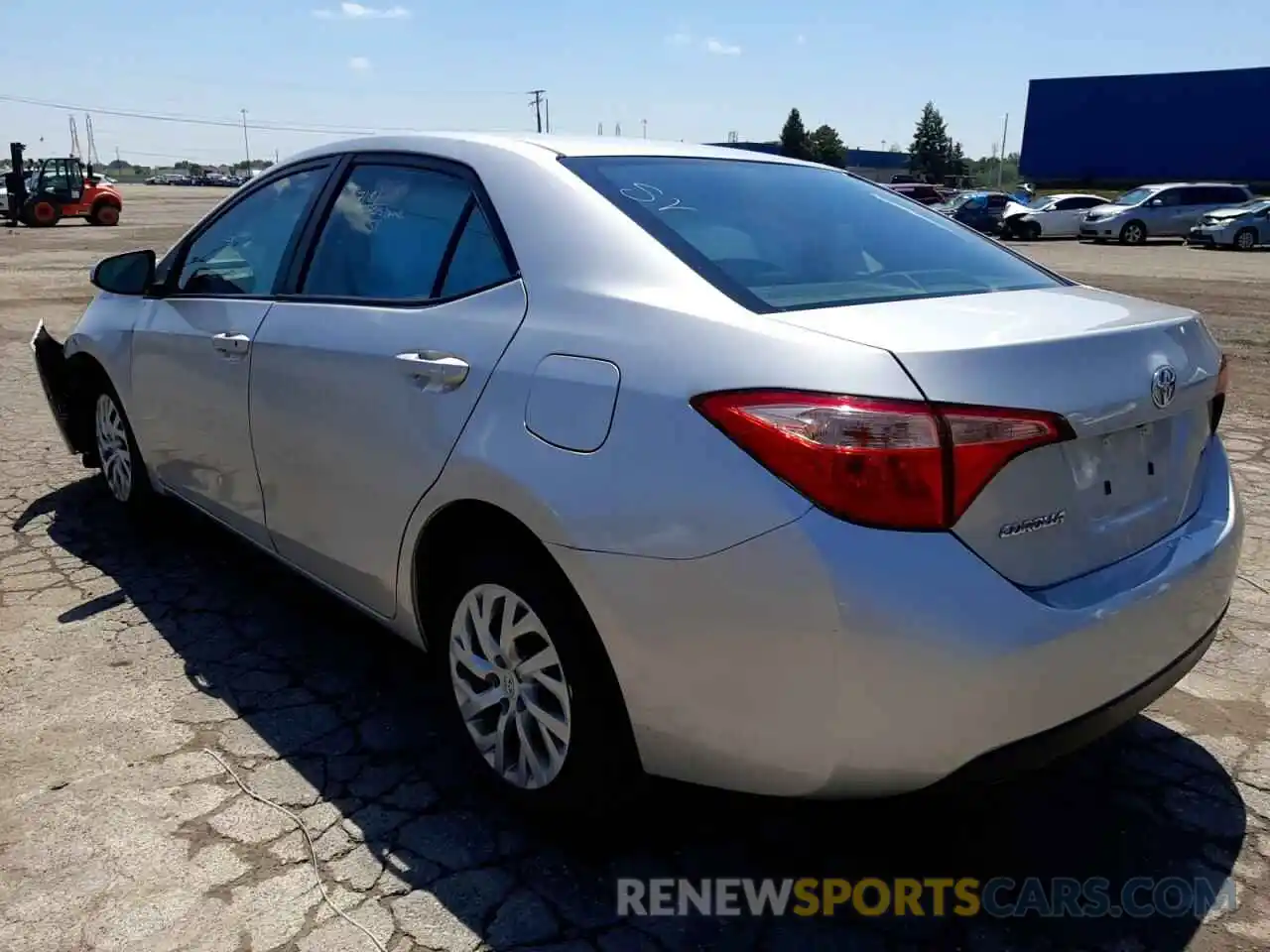 3 Photograph of a damaged car 5YFBURHE0KP941152 TOYOTA COROLLA 2019