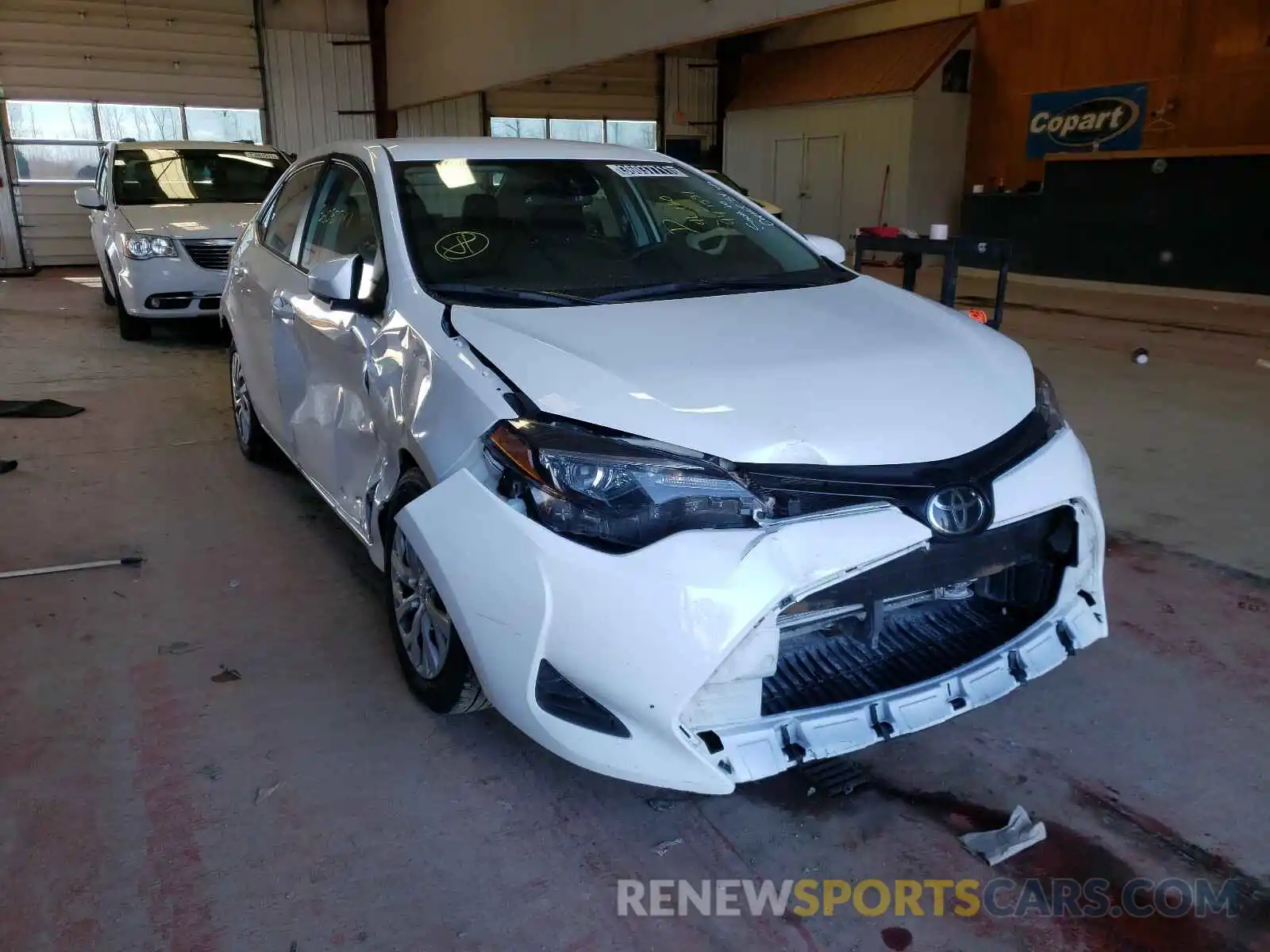 1 Photograph of a damaged car 5YFBURHE0KP941331 TOYOTA COROLLA 2019