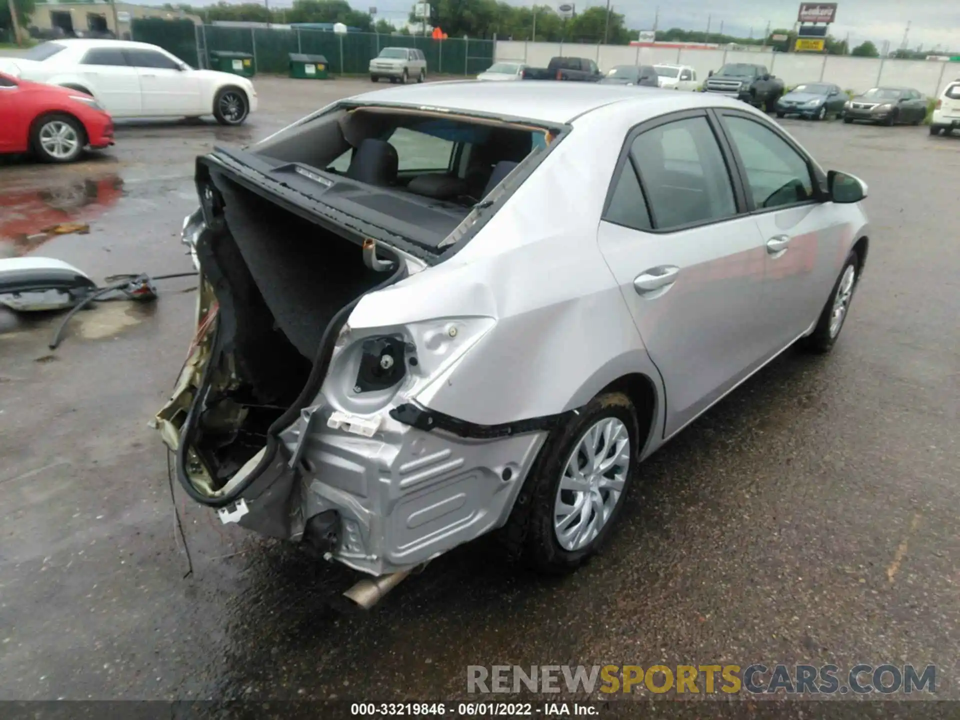 4 Photograph of a damaged car 5YFBURHE0KP941393 TOYOTA COROLLA 2019