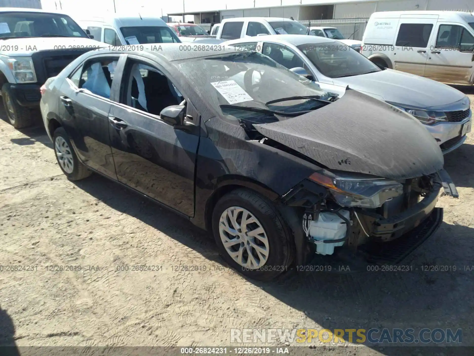 1 Photograph of a damaged car 5YFBURHE0KP941507 TOYOTA COROLLA 2019