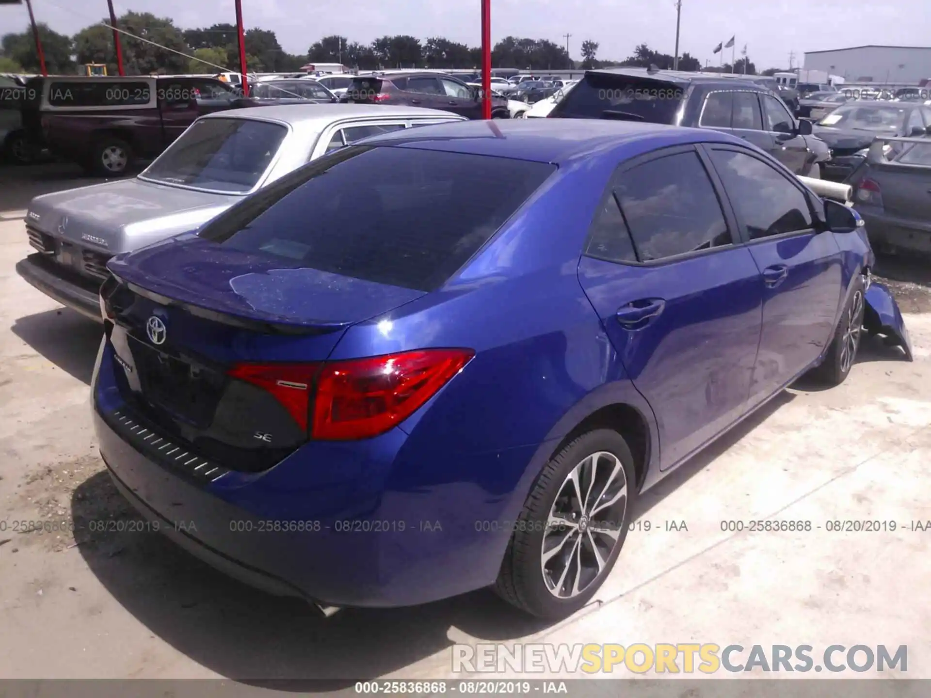 4 Photograph of a damaged car 5YFBURHE0KP942575 TOYOTA COROLLA 2019