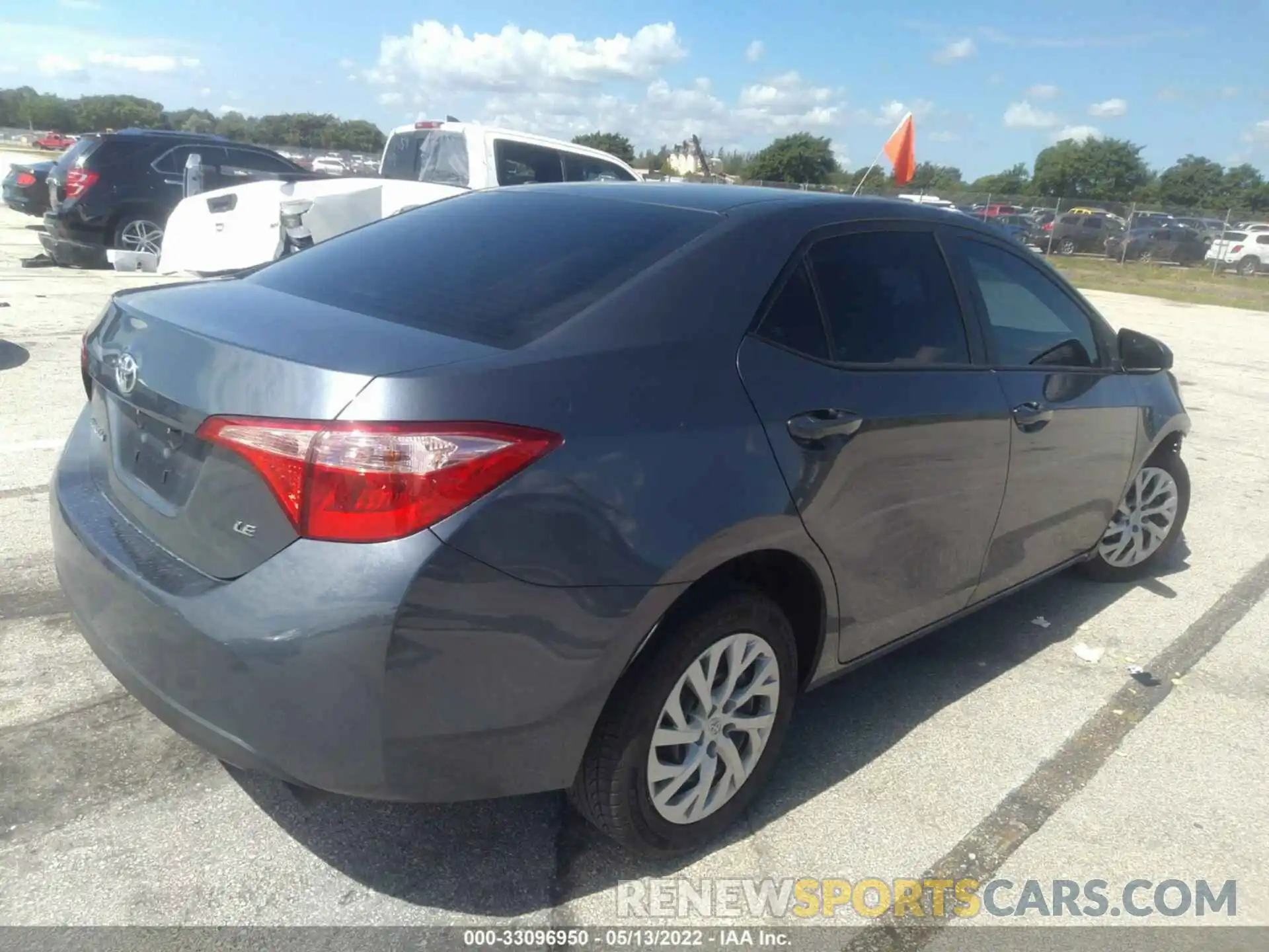 4 Photograph of a damaged car 5YFBURHE0KP943130 TOYOTA COROLLA 2019