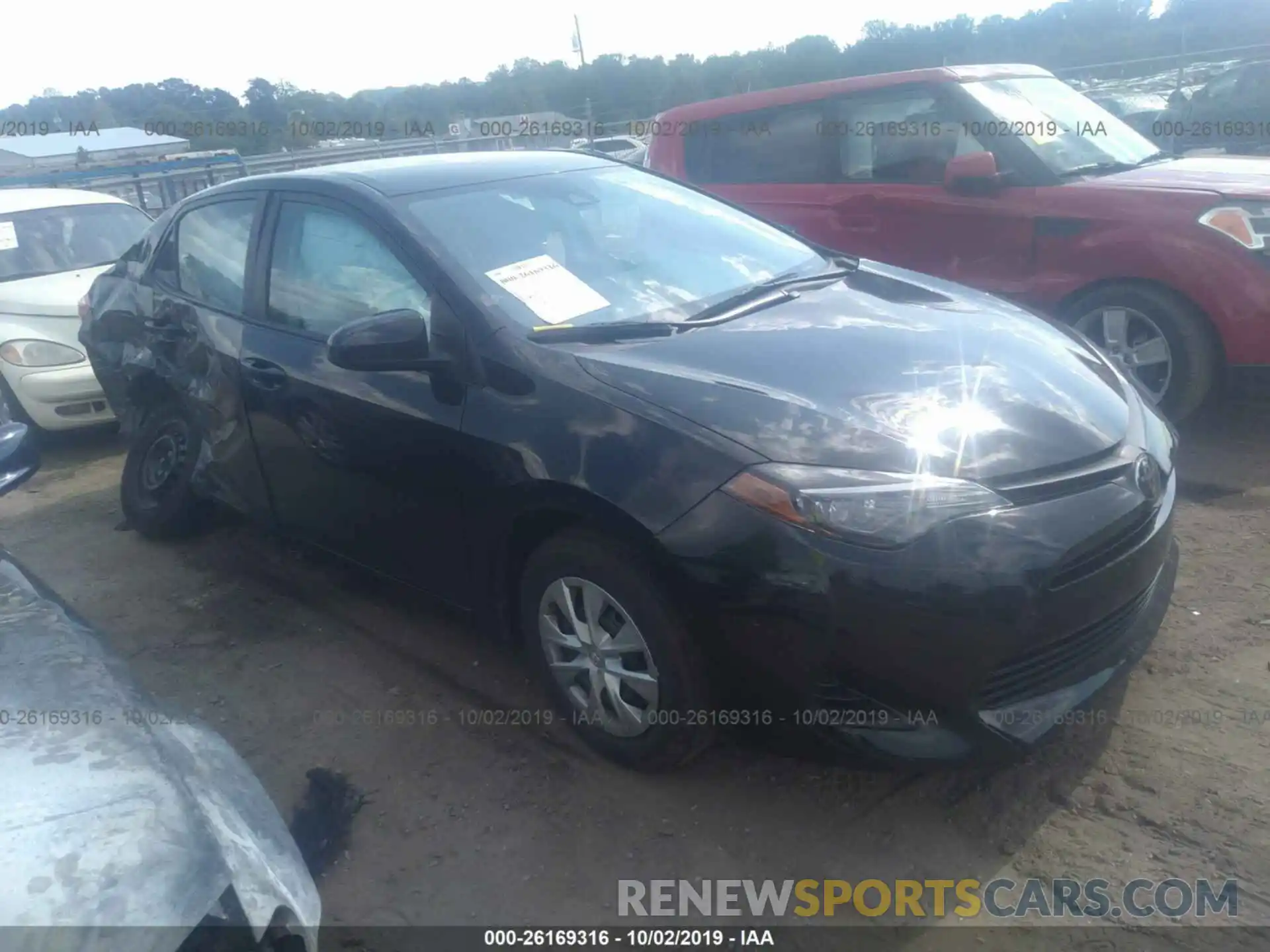 1 Photograph of a damaged car 5YFBURHE0KP943273 TOYOTA COROLLA 2019