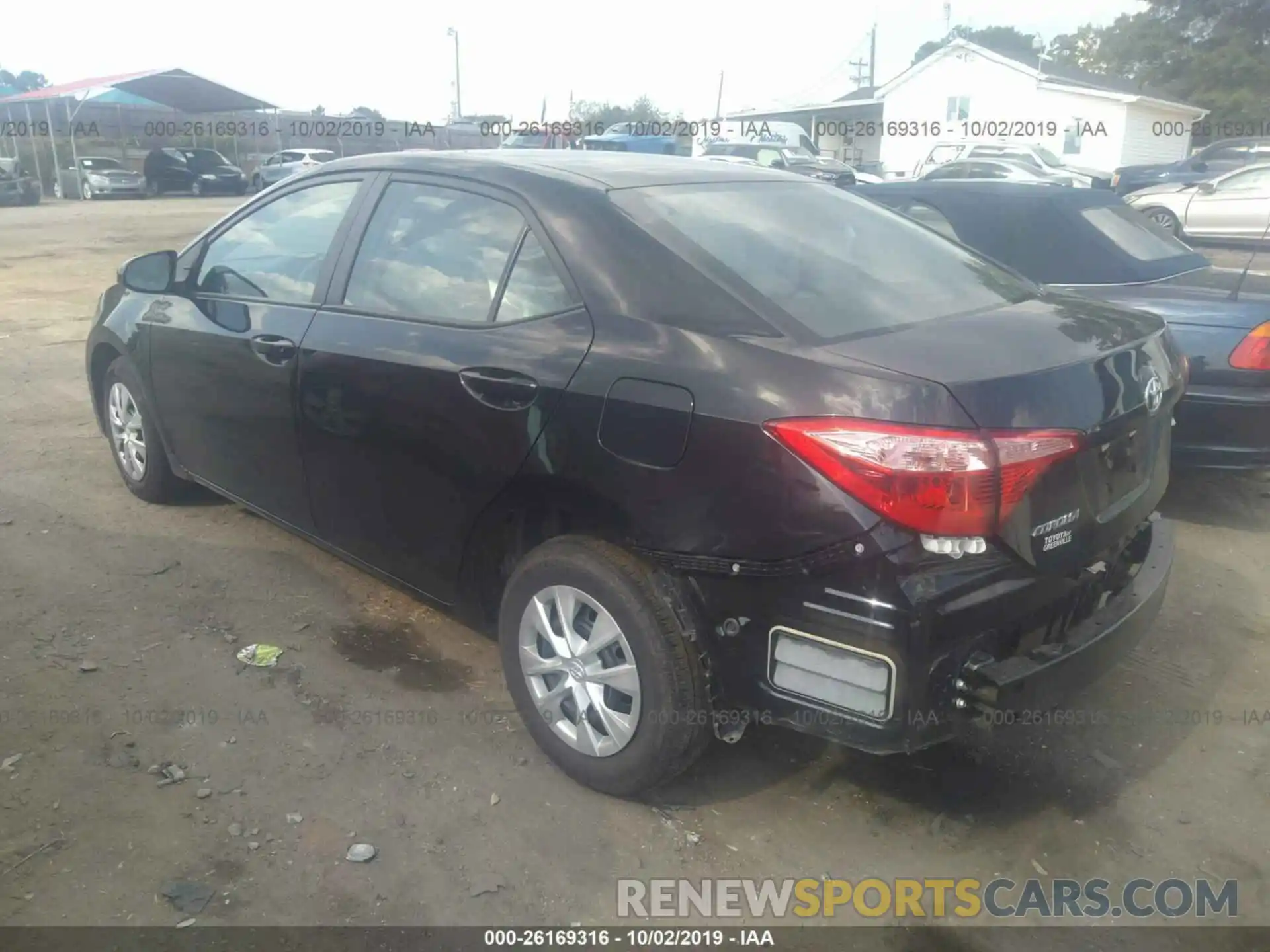 3 Photograph of a damaged car 5YFBURHE0KP943273 TOYOTA COROLLA 2019