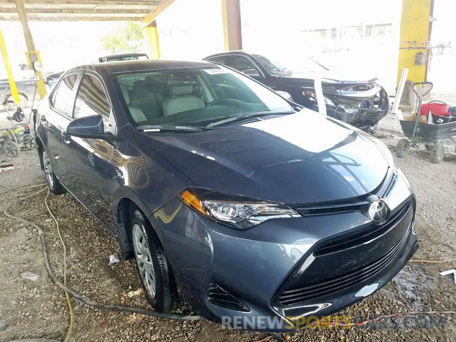 1 Photograph of a damaged car 5YFBURHE0KP943516 TOYOTA COROLLA 2019