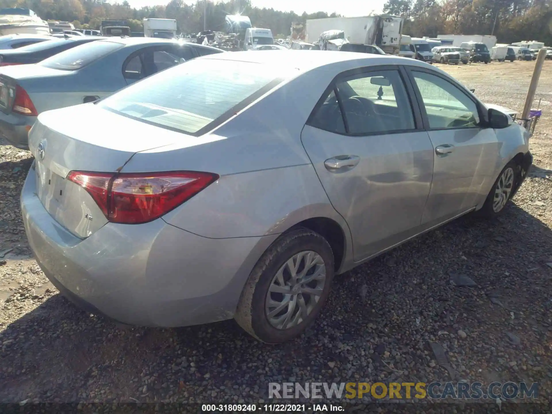 4 Photograph of a damaged car 5YFBURHE0KP943676 TOYOTA COROLLA 2019