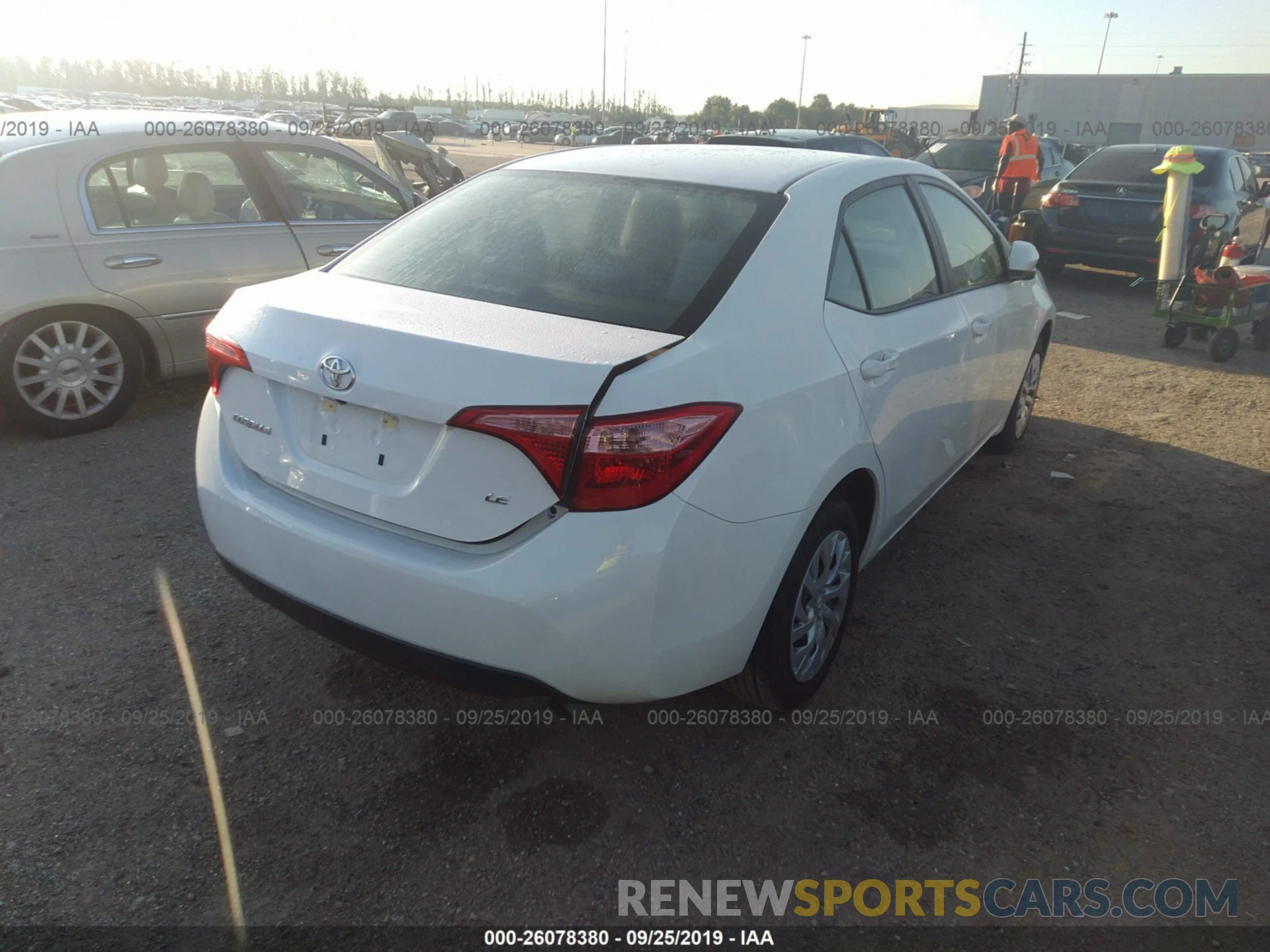 4 Photograph of a damaged car 5YFBURHE0KP944097 TOYOTA COROLLA 2019