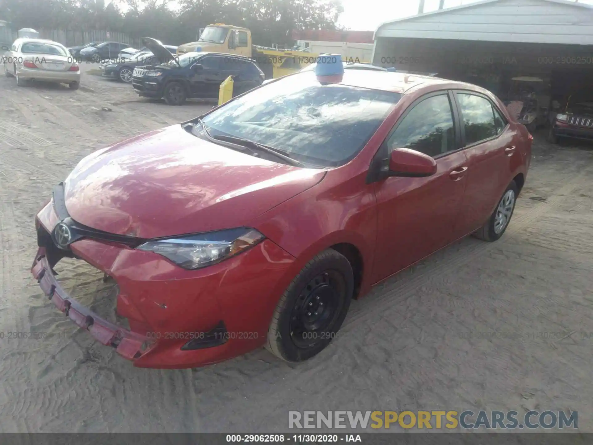 2 Photograph of a damaged car 5YFBURHE0KP944195 TOYOTA COROLLA 2019