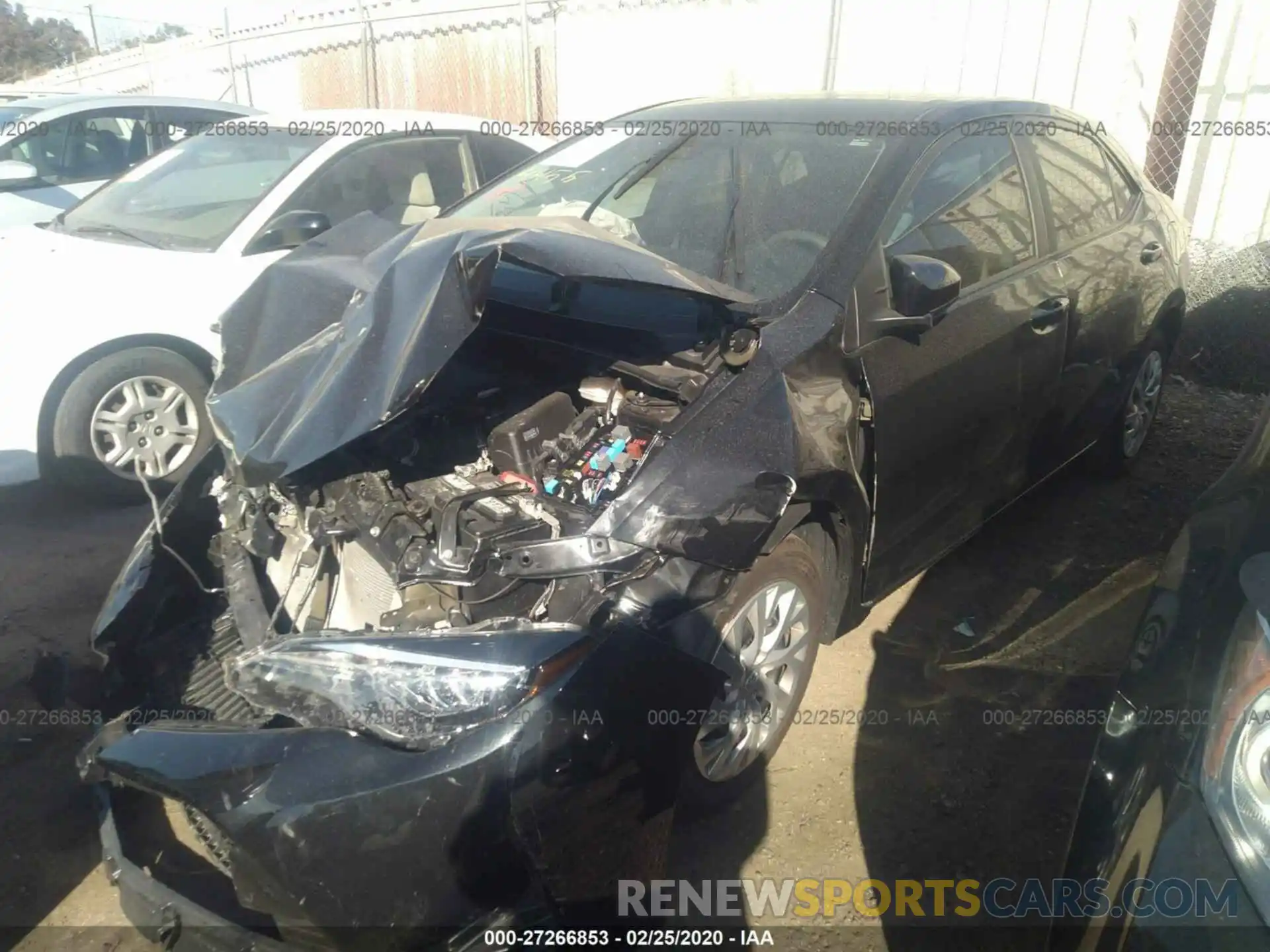 2 Photograph of a damaged car 5YFBURHE0KP944455 TOYOTA COROLLA 2019