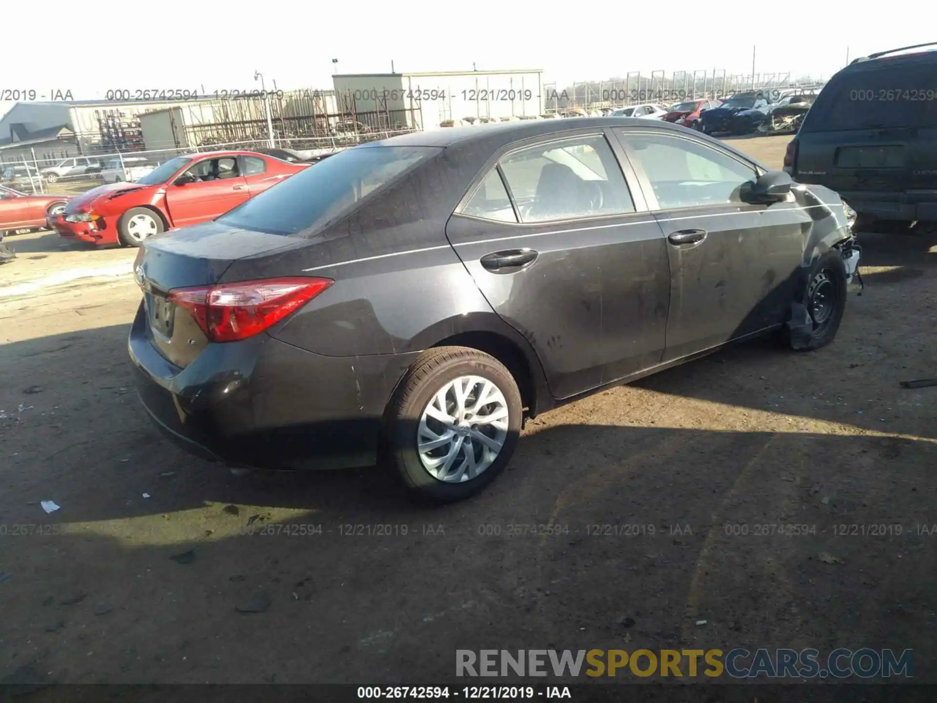 4 Photograph of a damaged car 5YFBURHE0KP944570 TOYOTA COROLLA 2019