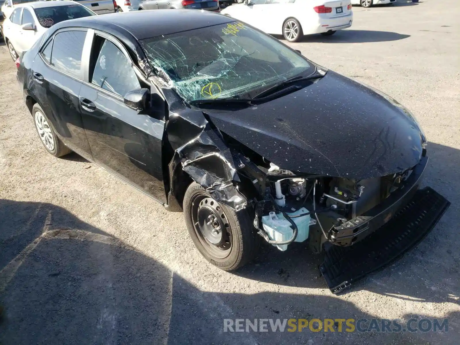 1 Photograph of a damaged car 5YFBURHE0KP944648 TOYOTA COROLLA 2019