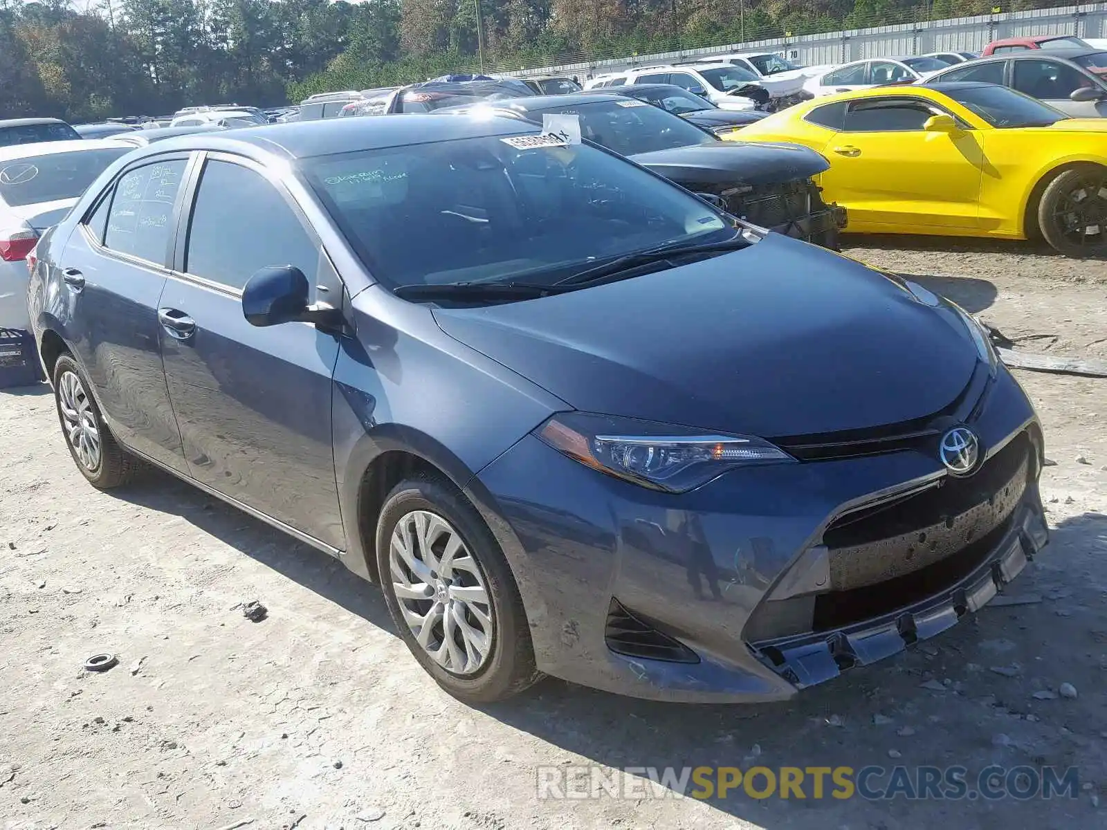 1 Photograph of a damaged car 5YFBURHE0KP944682 TOYOTA COROLLA 2019