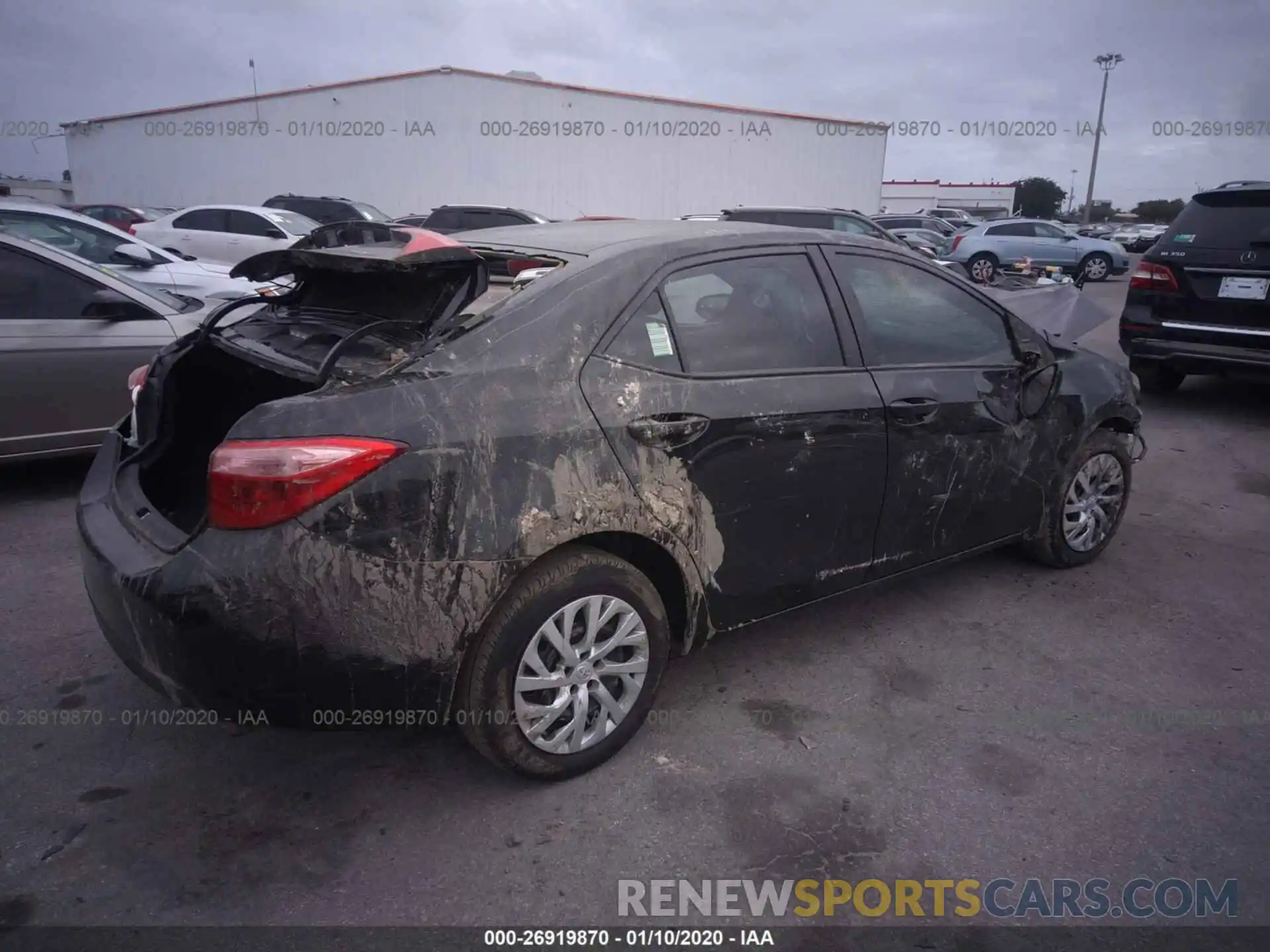 4 Photograph of a damaged car 5YFBURHE0KP944701 TOYOTA COROLLA 2019