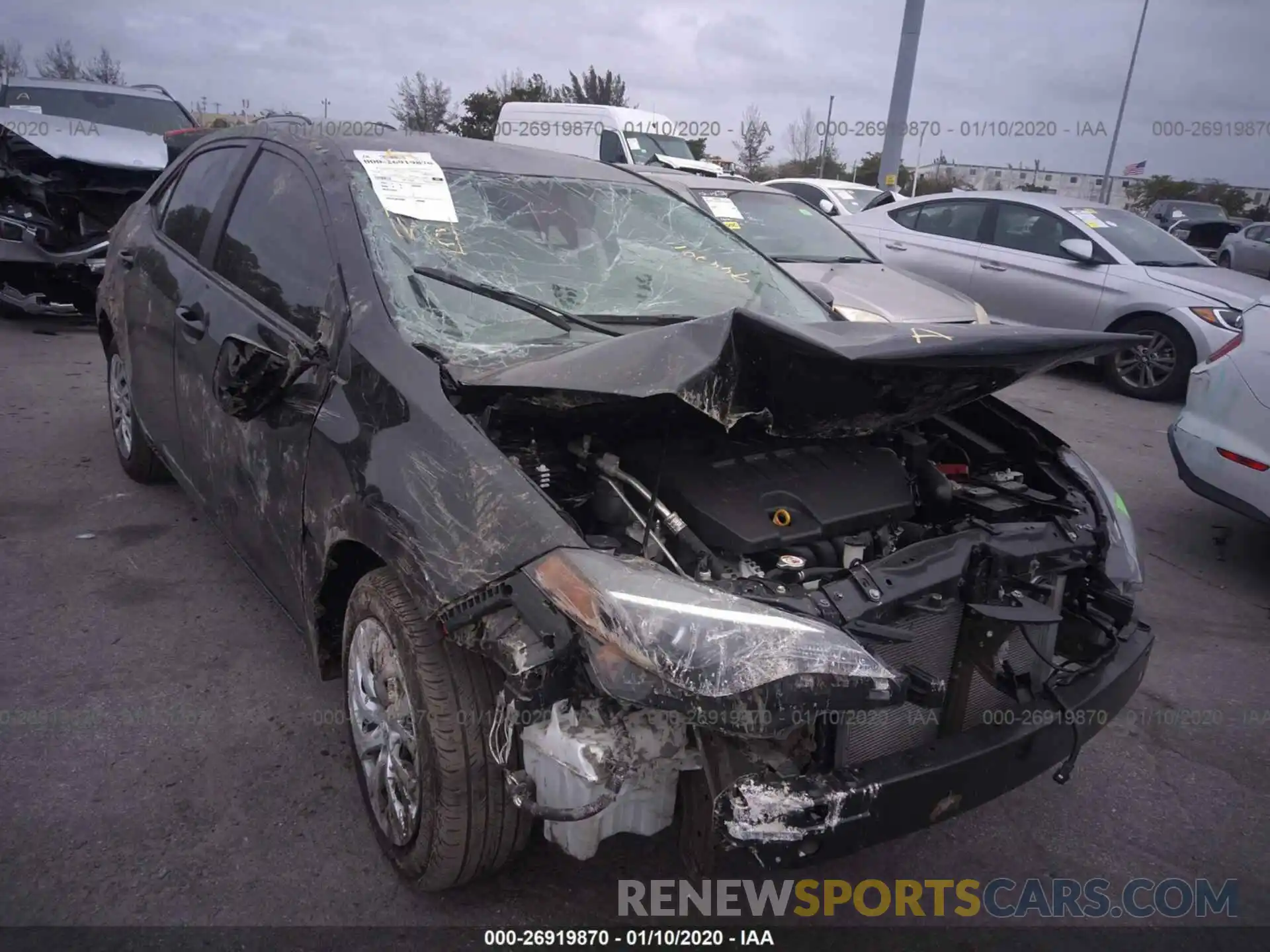 6 Photograph of a damaged car 5YFBURHE0KP944701 TOYOTA COROLLA 2019