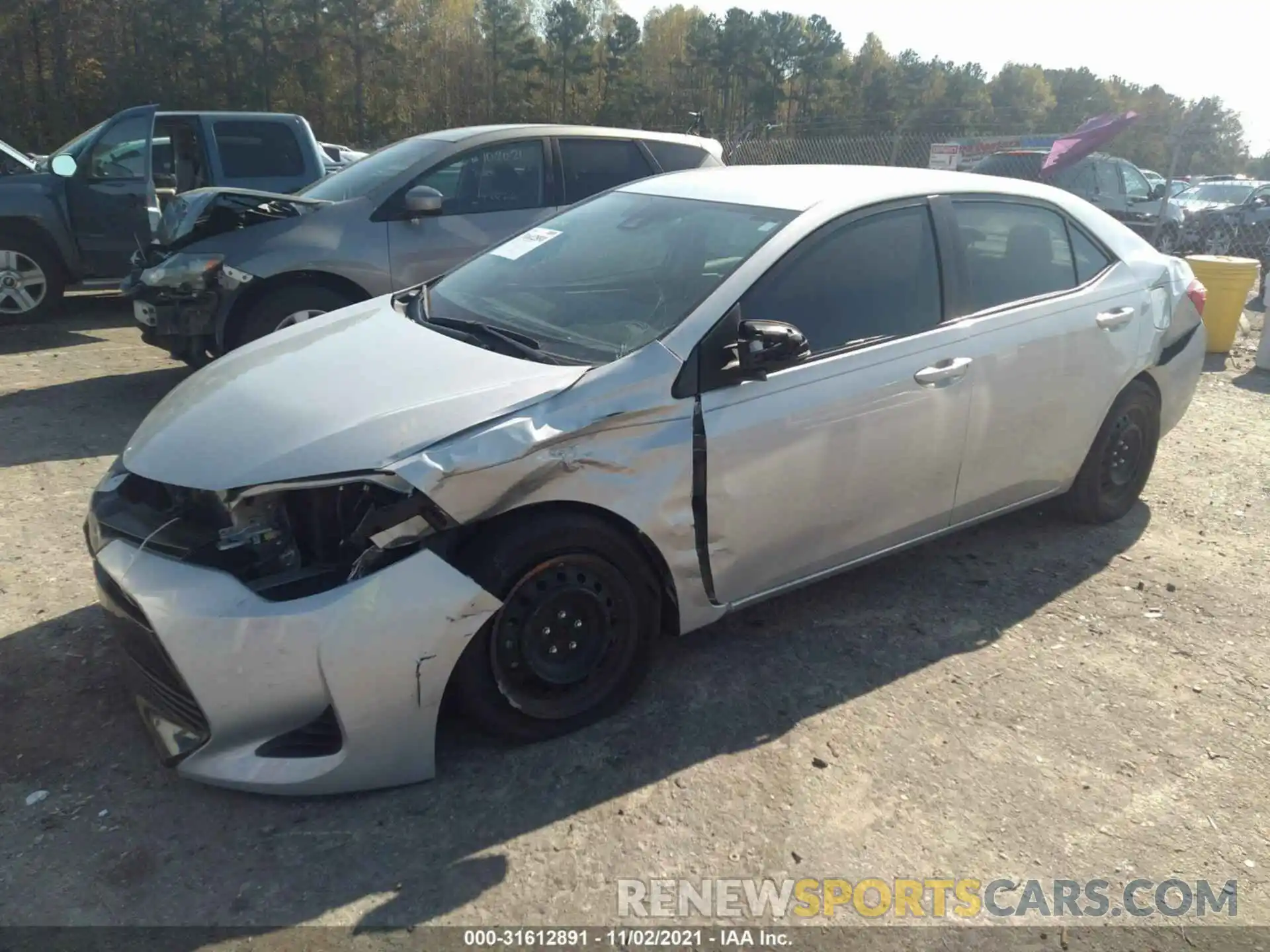 2 Фотография поврежденного автомобиля 5YFBURHE0KP944715 TOYOTA COROLLA 2019