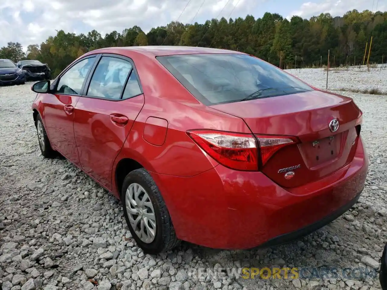 3 Photograph of a damaged car 5YFBURHE0KP945248 TOYOTA COROLLA 2019