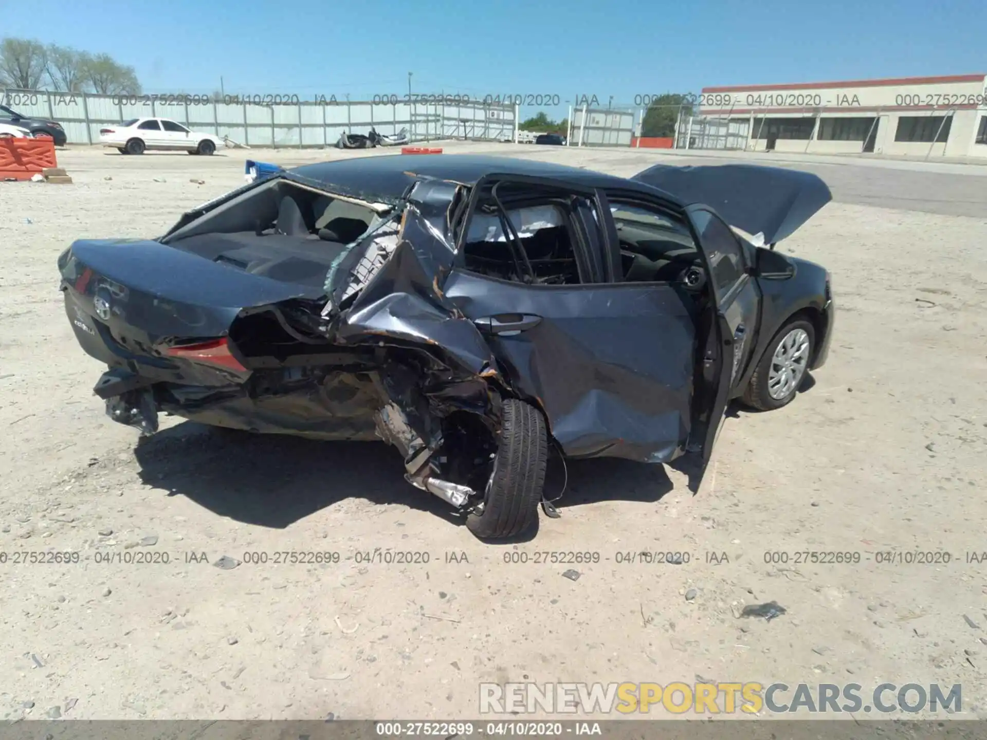 4 Photograph of a damaged car 5YFBURHE0KP945766 TOYOTA COROLLA 2019