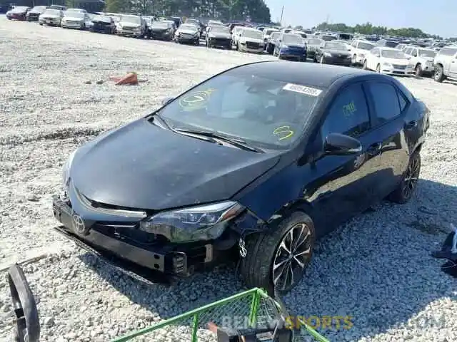 2 Photograph of a damaged car 5YFBURHE0KP946724 TOYOTA COROLLA 2019