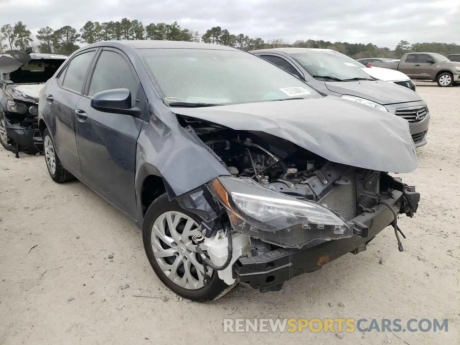 1 Photograph of a damaged car 5YFBURHE0KP947050 TOYOTA COROLLA 2019