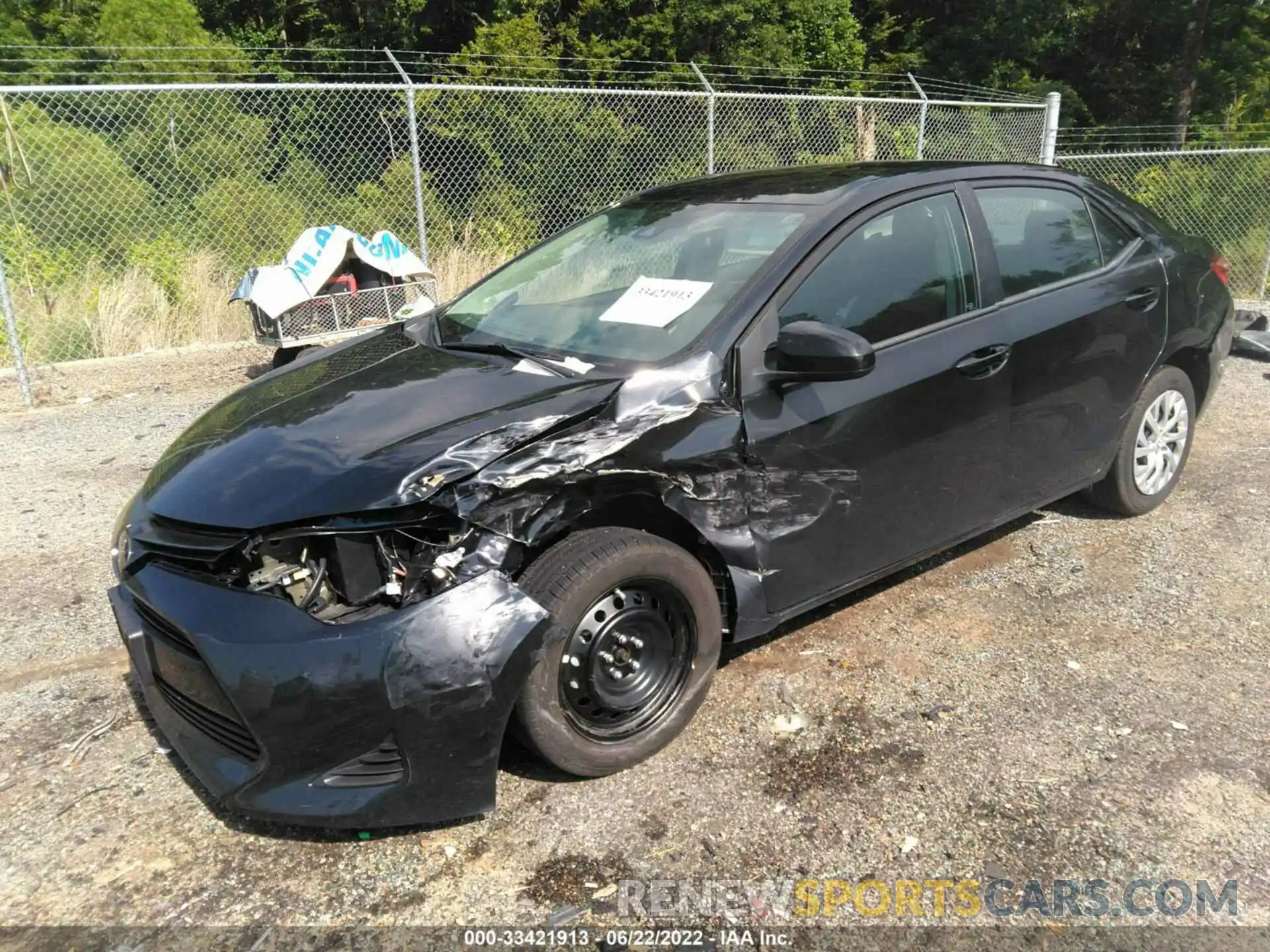 2 Photograph of a damaged car 5YFBURHE0KP947761 TOYOTA COROLLA 2019