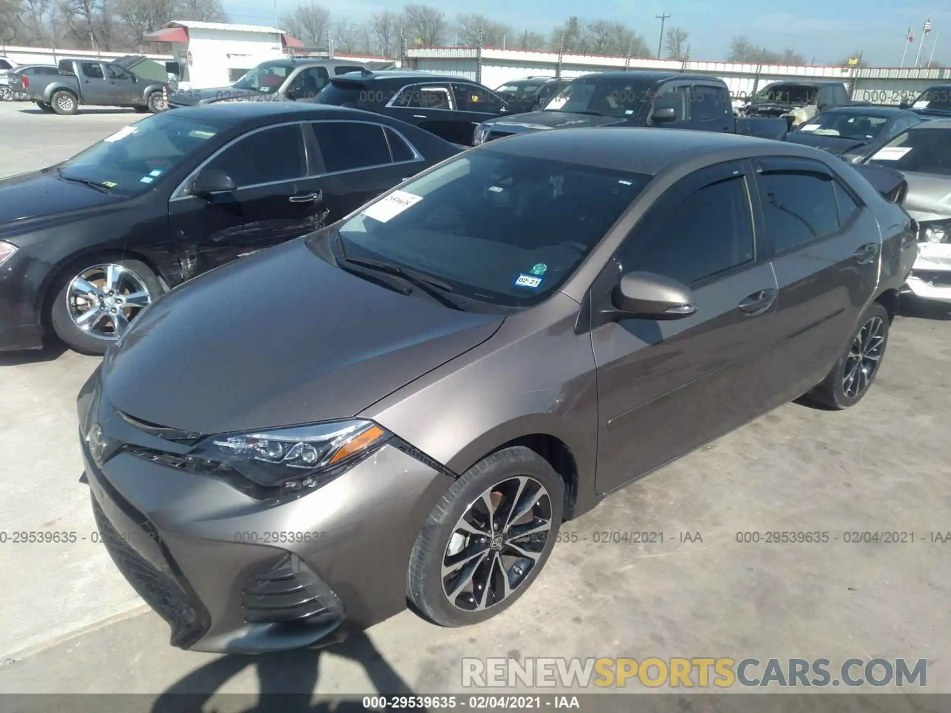 2 Photograph of a damaged car 5YFBURHE0KP947985 TOYOTA COROLLA 2019