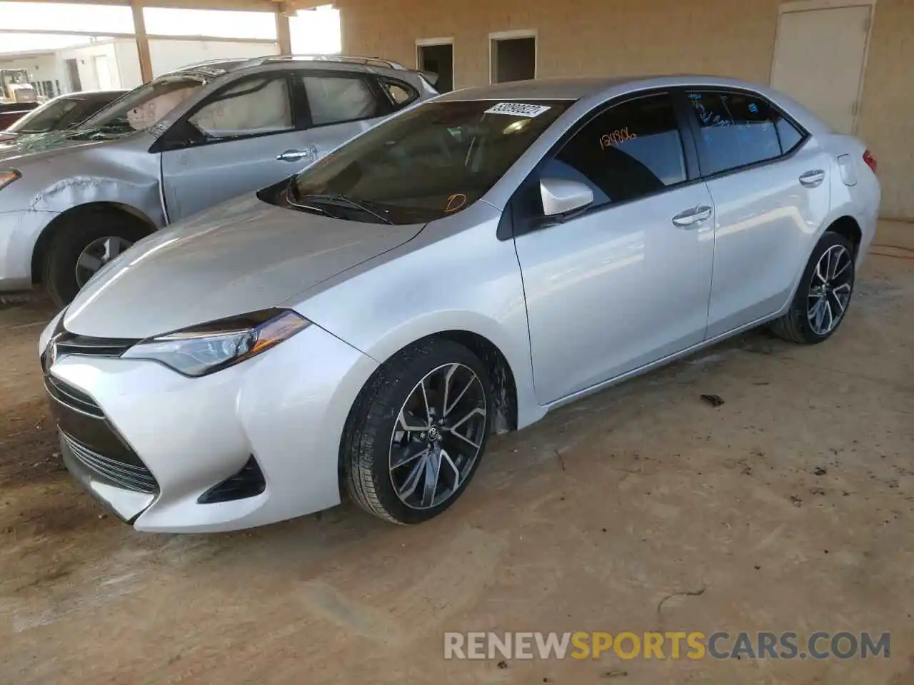 2 Photograph of a damaged car 5YFBURHE0KP948117 TOYOTA COROLLA 2019