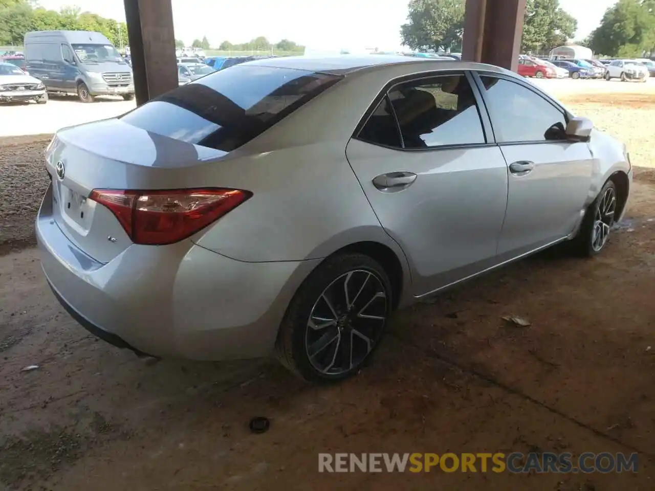 4 Photograph of a damaged car 5YFBURHE0KP948117 TOYOTA COROLLA 2019